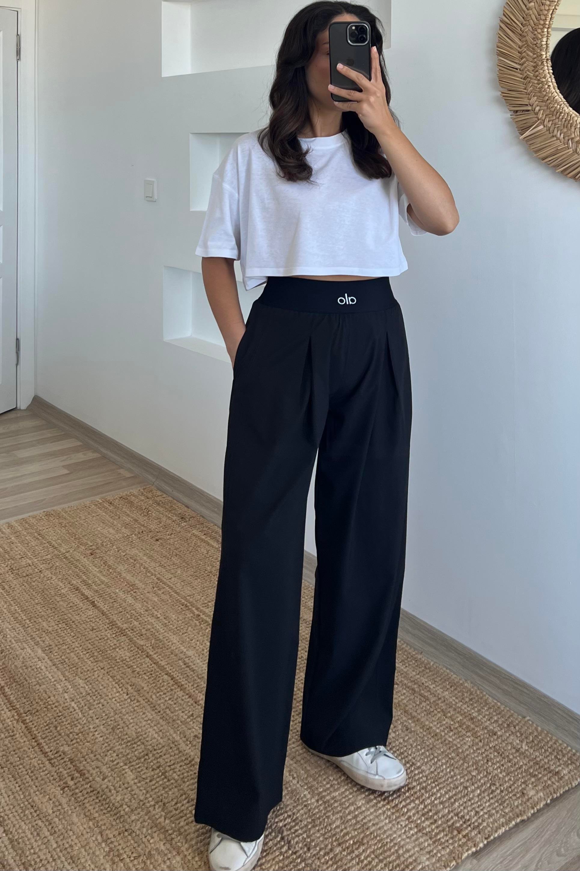 Siyah Elastan Belli Logo Şeritli Trn Pantolon uygun fiyatlarda www.butikhola.com adresinde