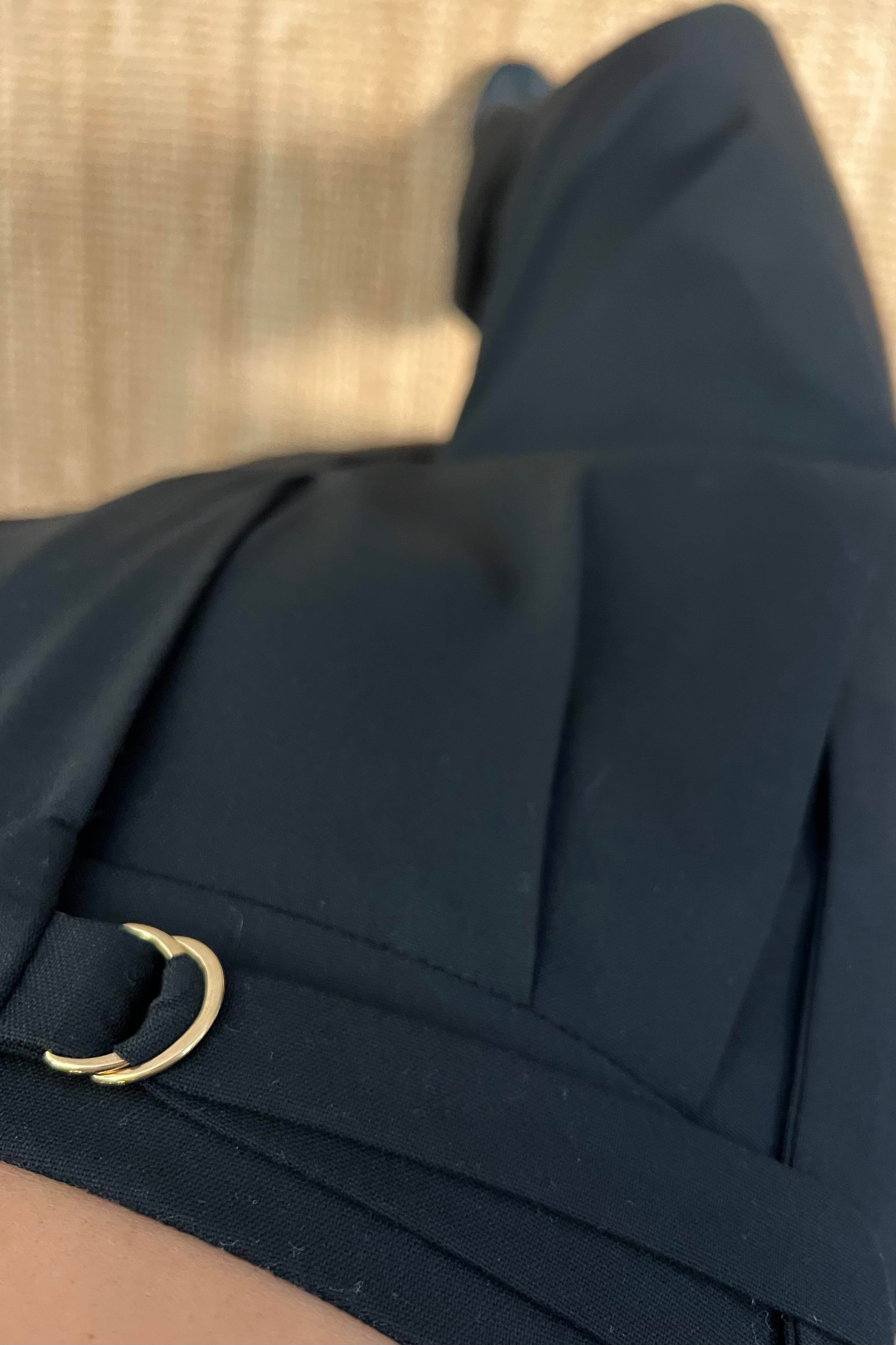 Siyah Kemer Detaylı Palazzo Pantolon uygun fiyatlarda www.butikhola.com adresinde