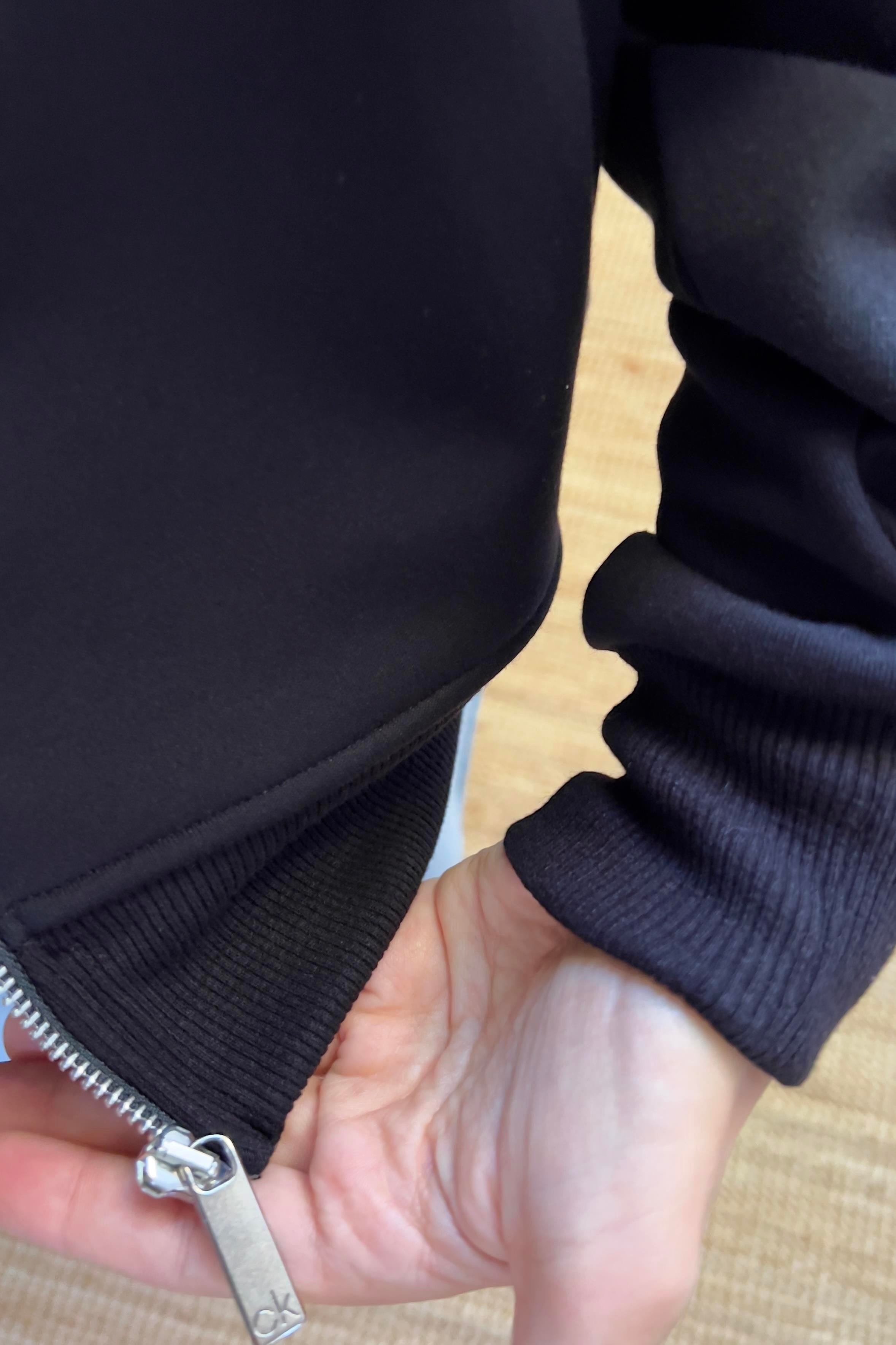 Siyah Logo Nakışlı Fermuarlı Sweatshirt uygun fiyatlarda www.butikhola.com adresinde