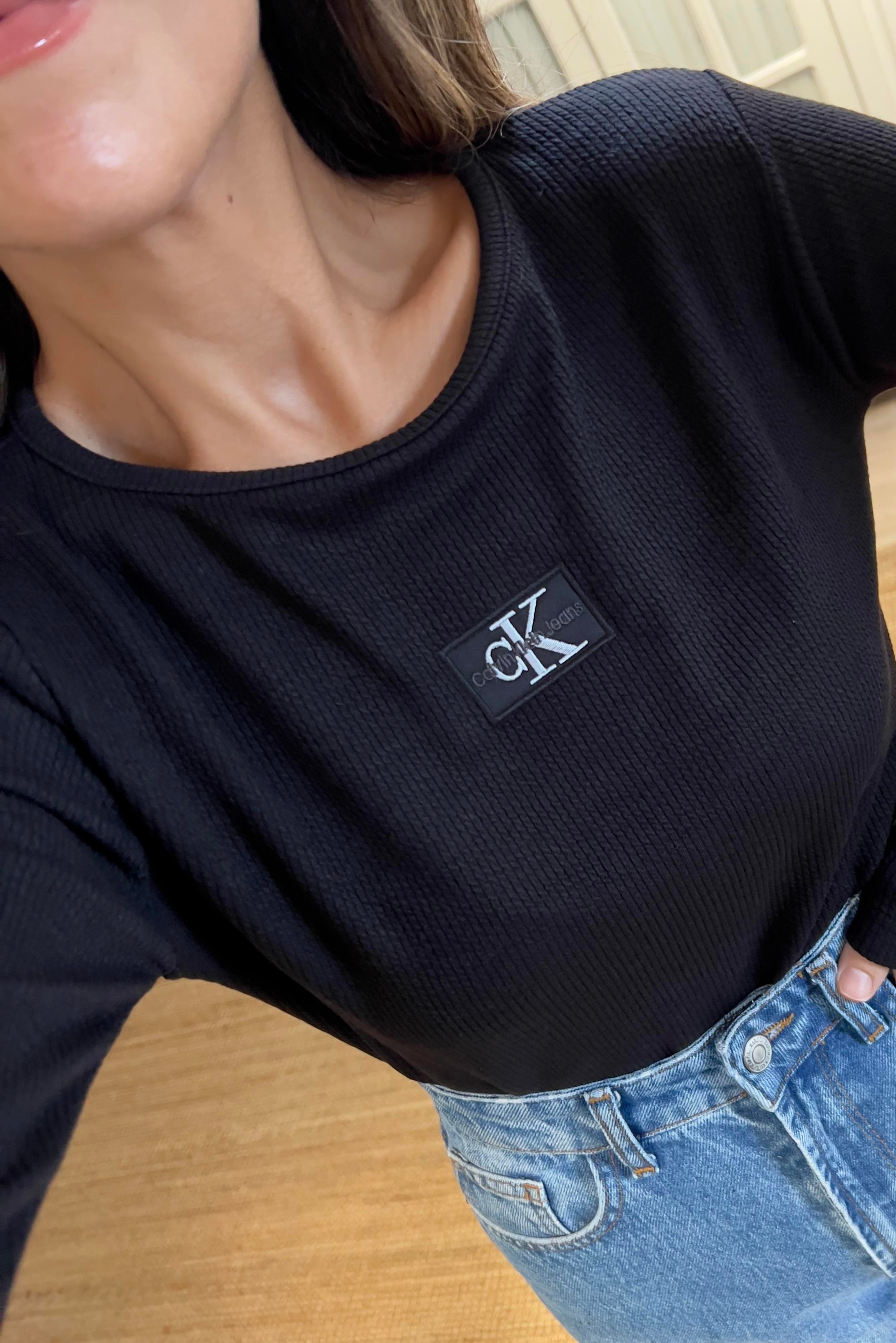 Siyah  Logo Nakışlı İnce Sweatshirt uygun fiyatlarda www.butikhola.com adresinde
