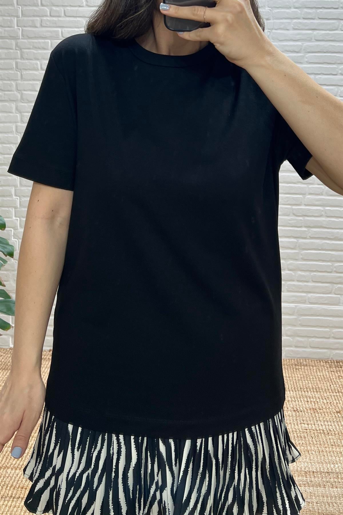 Siyah Orjinal Marka Likralı Basic Tshirt uygun fiyatlarda www.butikhola.com adresinde