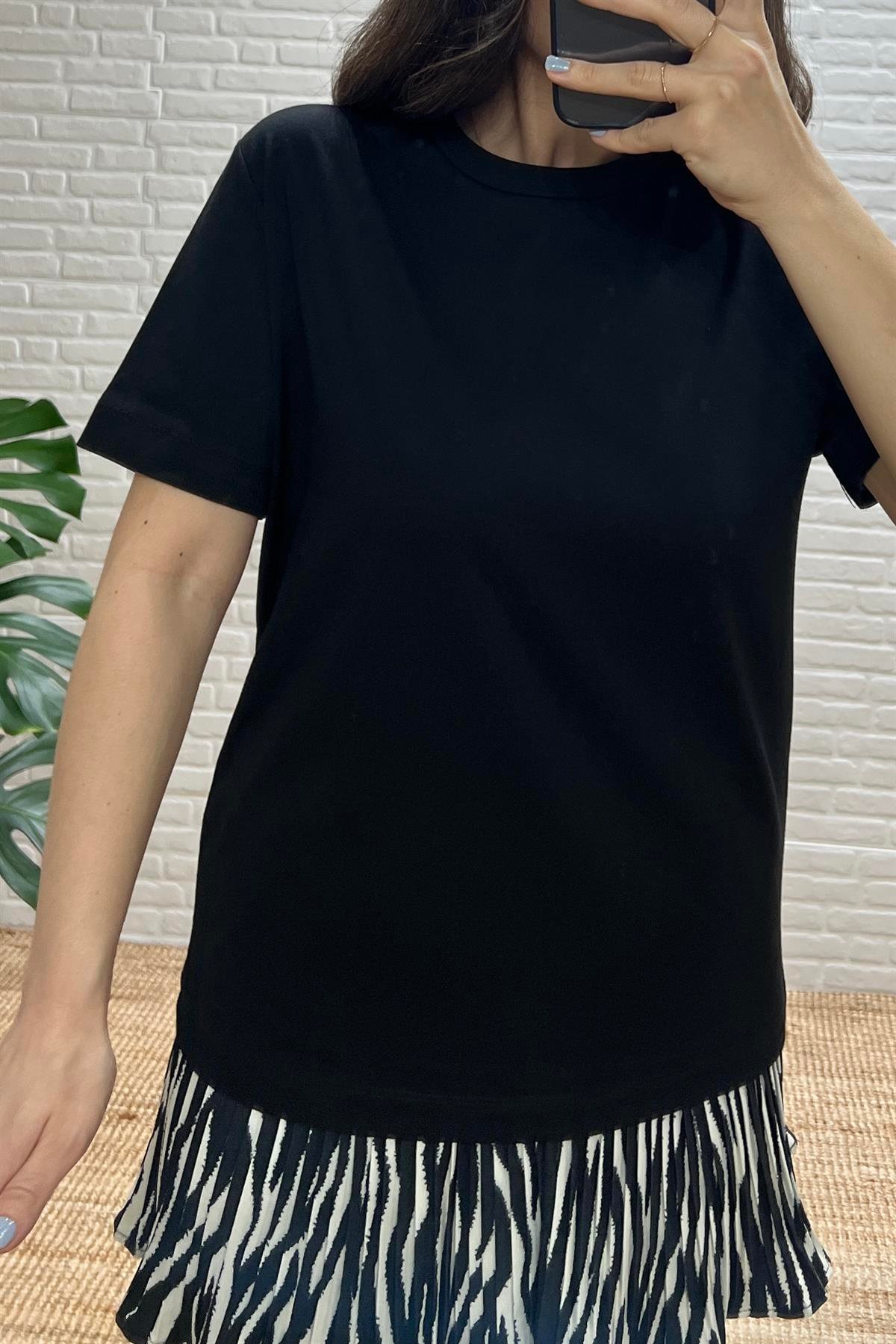 Siyah Orjinal Marka Likralı Basic Tshirt uygun fiyatlarda www.butikhola.com adresinde