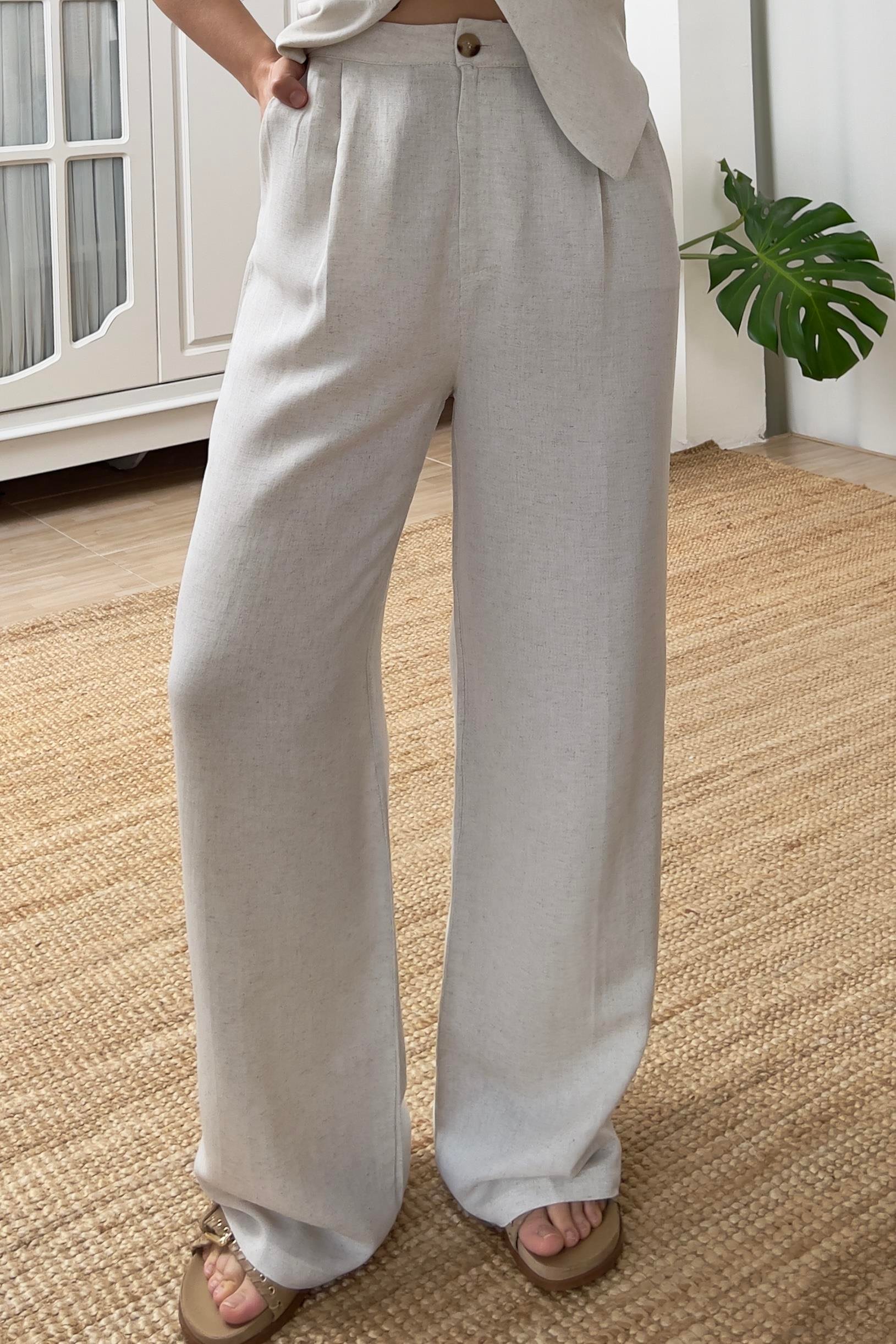 Taş Maskülen Keten Yelek Pantolon Takım uygun fiyatlarda www.butikhola.com adresinde