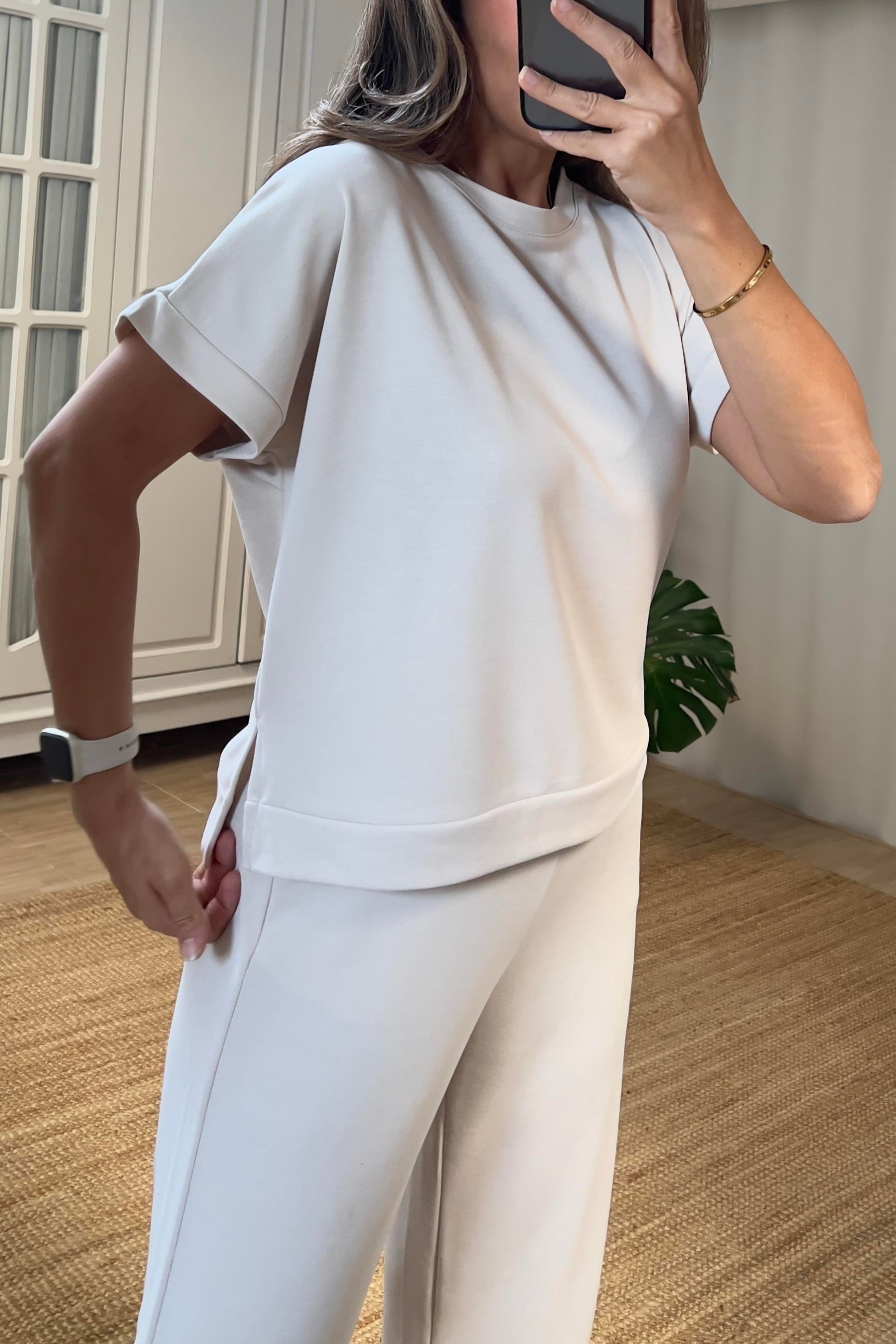 Taş Oysho Kumaş Modal Tshirt Pantolon Takım uygun fiyatlarda www.butikhola.com adresinde