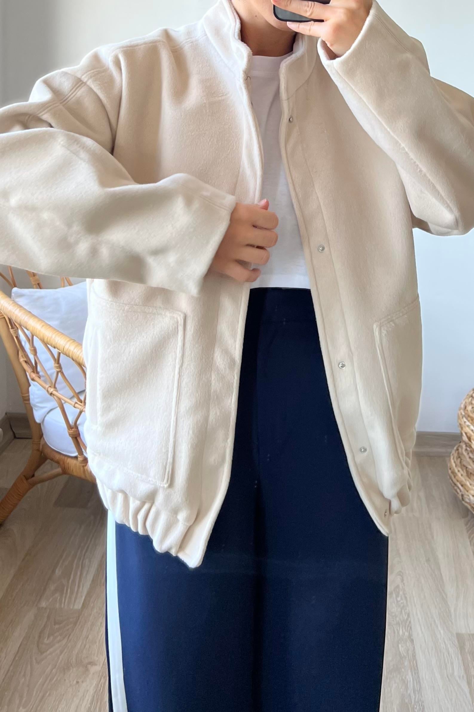 Taş Premium Cepli Kaşe Bomber Ceket uygun fiyatlarda www.butikhola.com adresinde