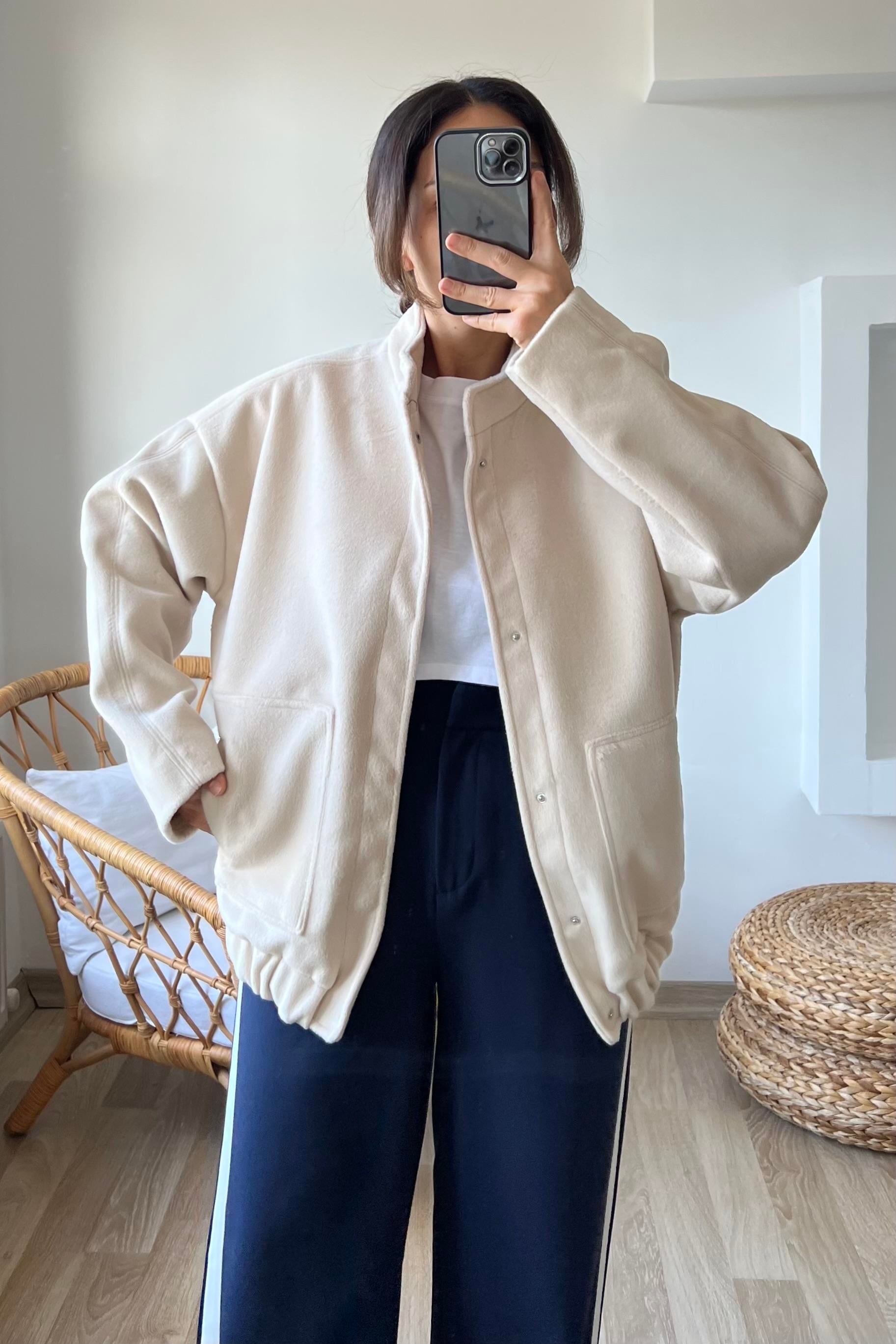 Taş Premium Cepli Kaşe Bomber Ceket uygun fiyatlarda www.butikhola.com adresinde
