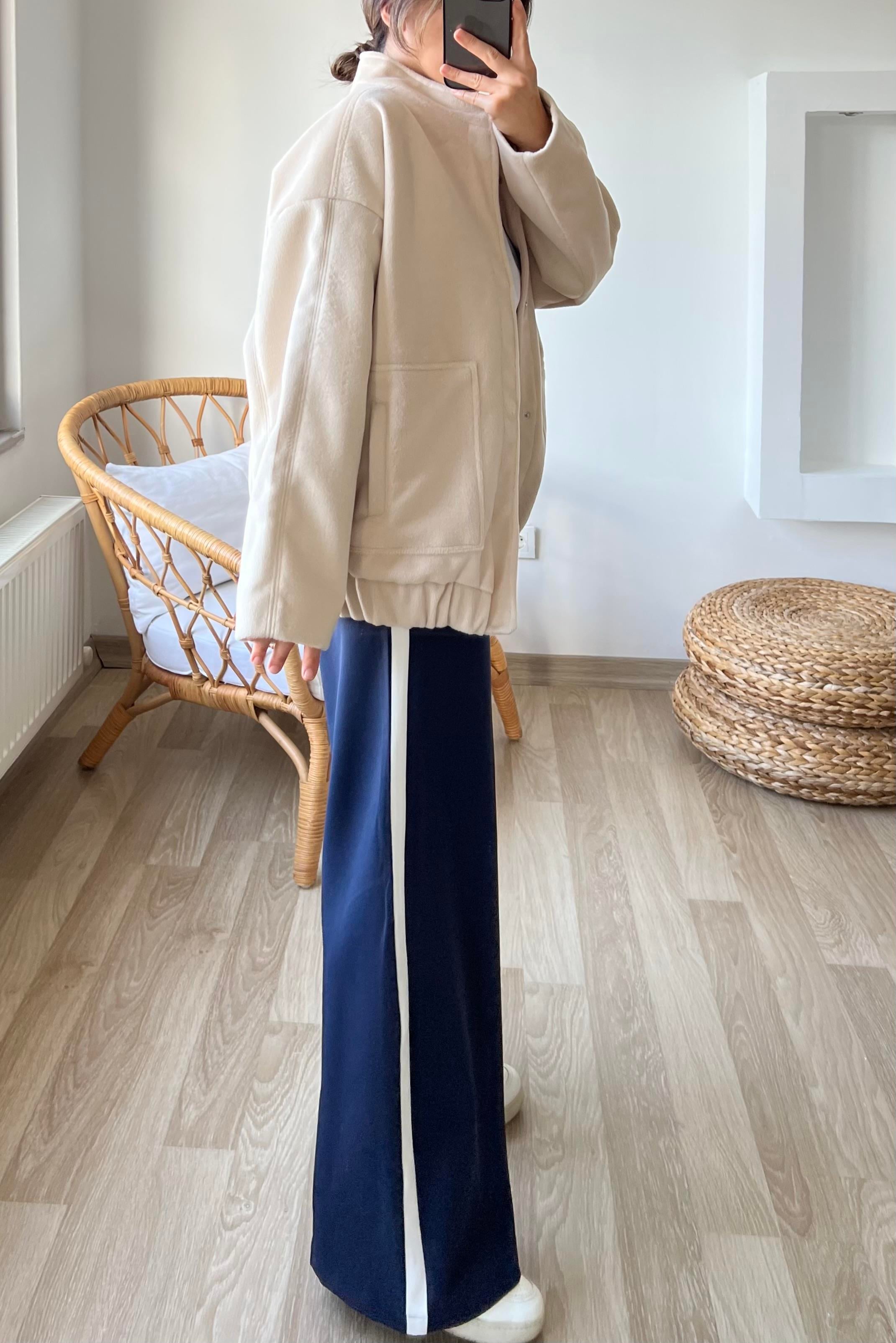 Taş Premium Cepli Kaşe Bomber Ceket uygun fiyatlarda www.butikhola.com adresinde