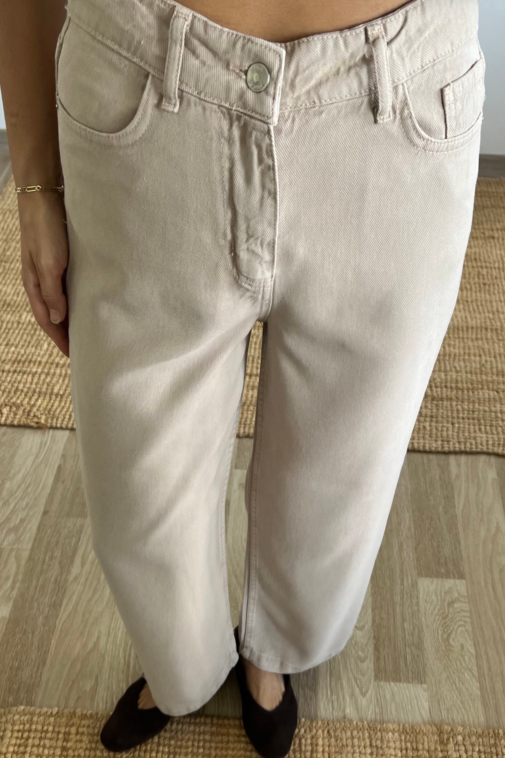 Taş Rengi Yumuşak Dokulu Jean uygun fiyatlarda www.butikhola.com adresinde