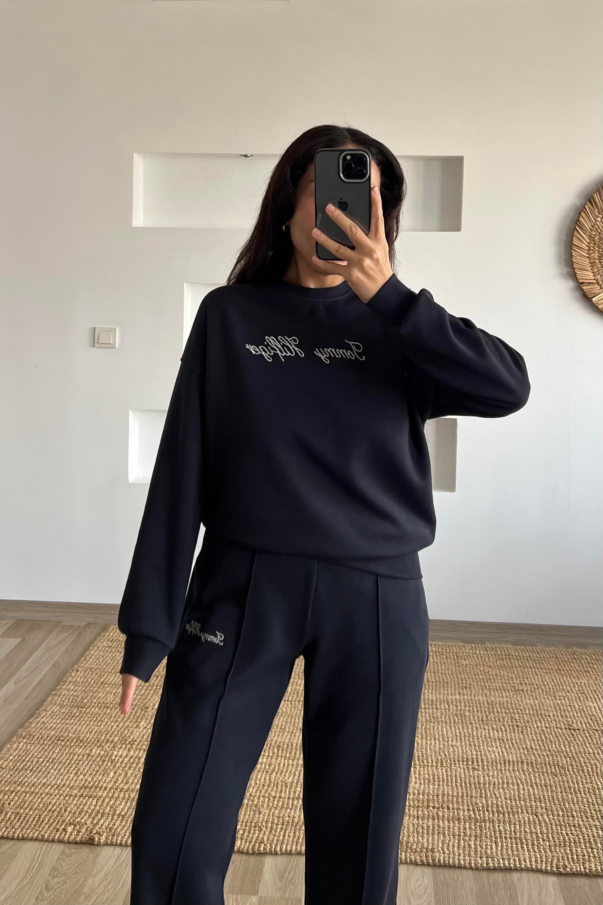 TH Lacivert Pike Kumaş Eşofman Takımı uygun fiyatlarda www.butikhola.com adresinde