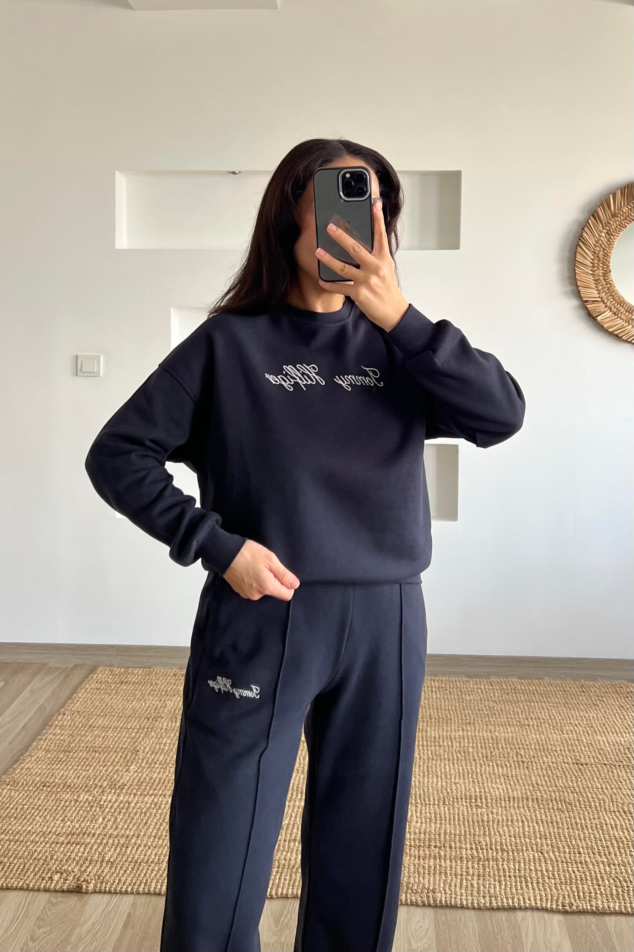 TH Lacivert Pike Kumaş Eşofman Takımı uygun fiyatlarda www.butikhola.com adresinde