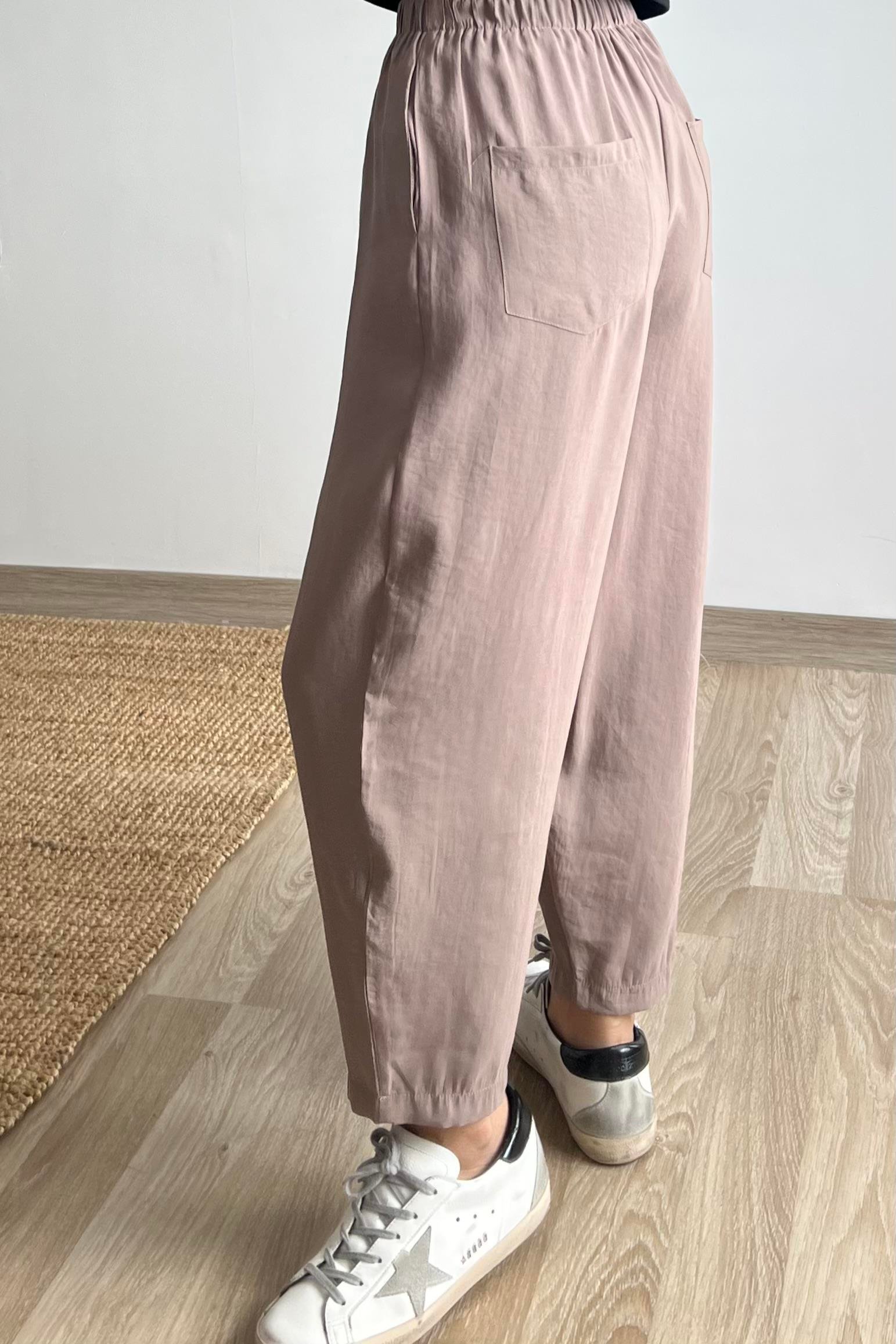 Vizon Beli Lastikli Şalvar Pantolon uygun fiyatlarda www.butikhola.com adresinde