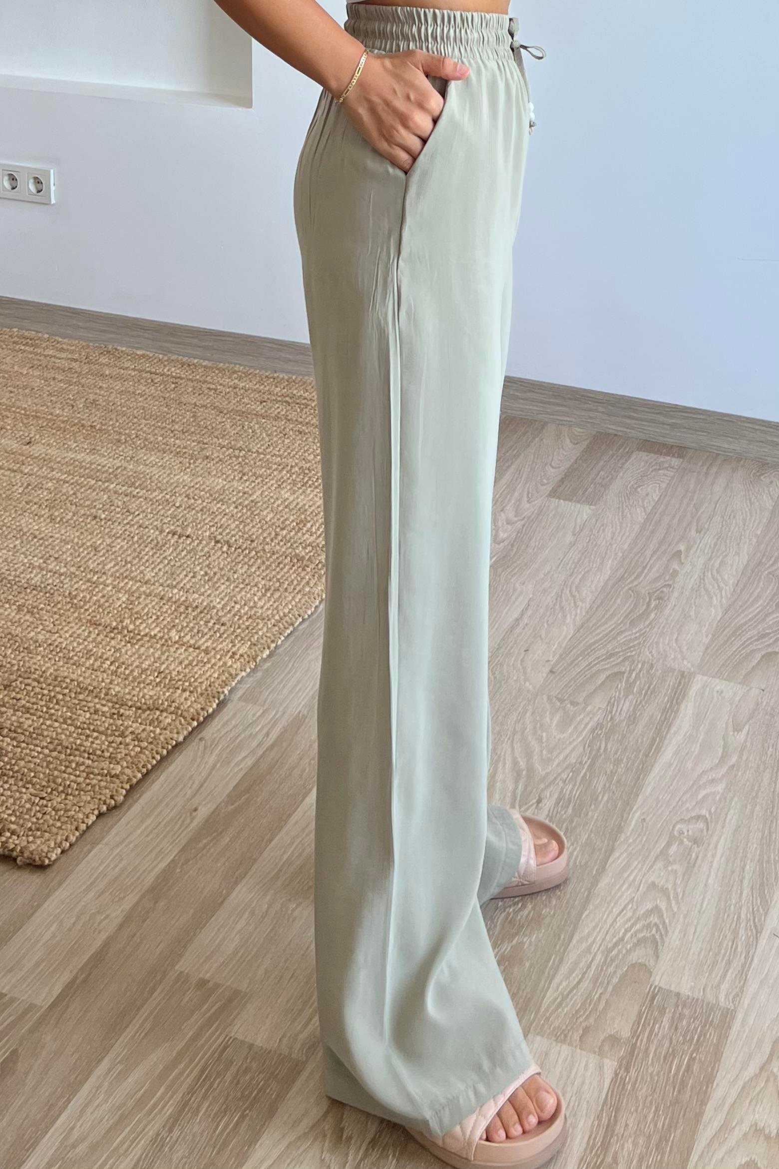Yağ Yeşili Modal Premium Gömlek Pantolon Takım uygun fiyatlarda www.butikhola.com adresinde