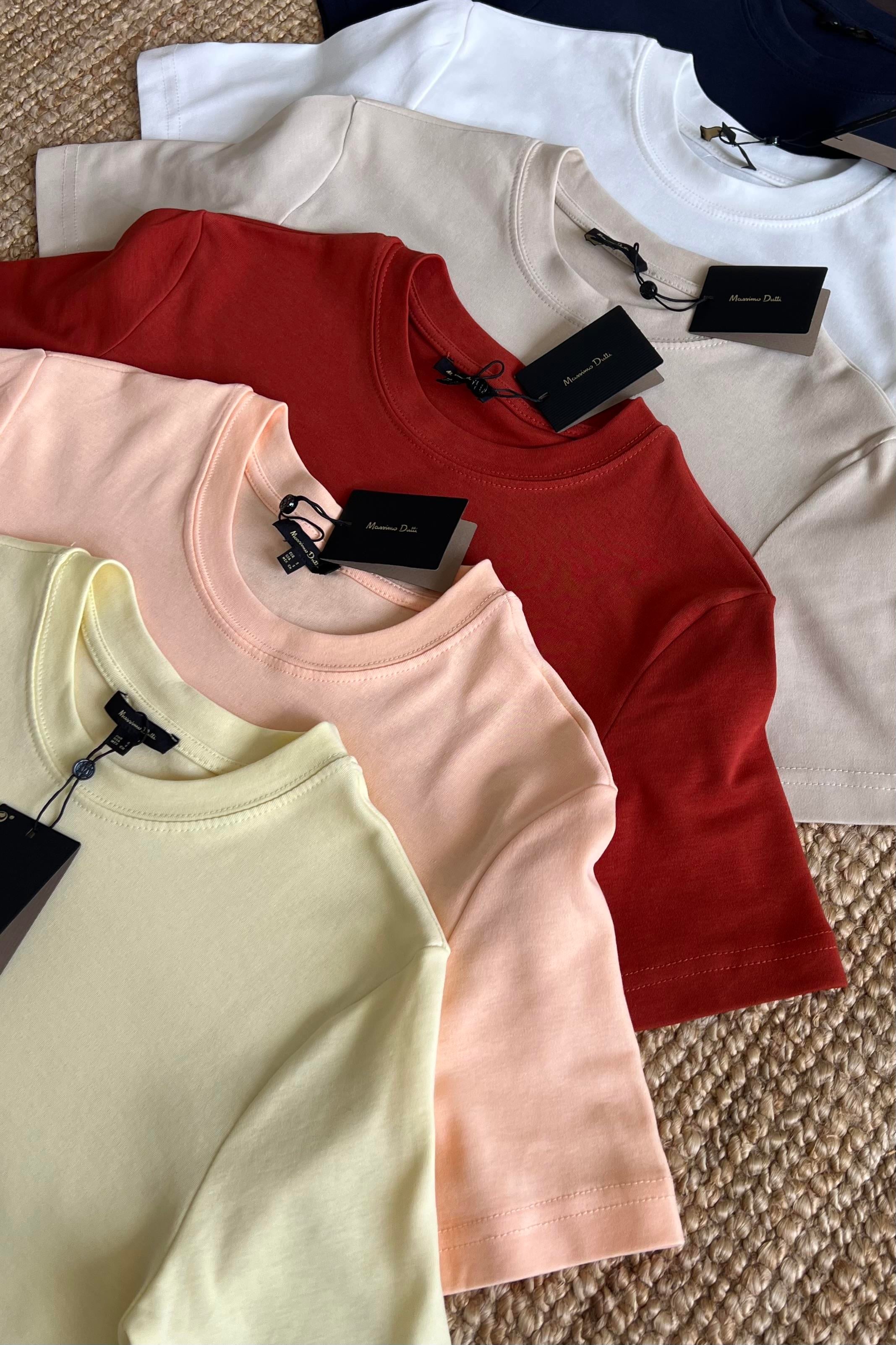 Yavruağzı Organik Pamuklu Basic Tshirt uygun fiyatlarda www.butikhola.com adresinde