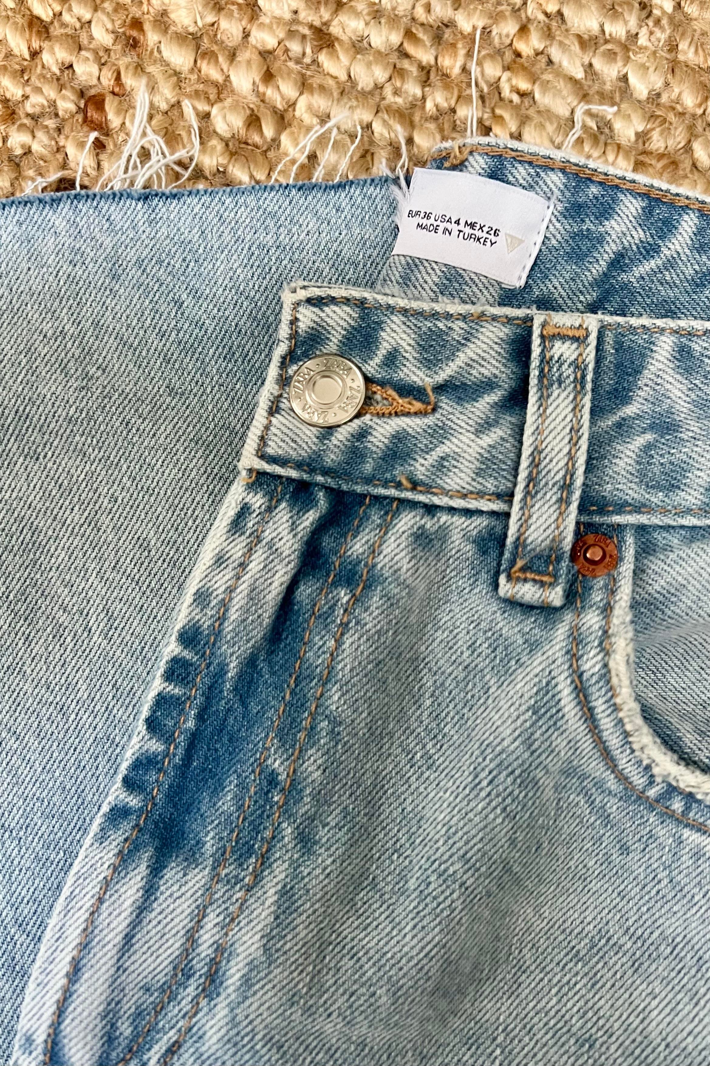 Zr Açık Mavi Yüksek Bel Wide Leg Yıkamalı Jean uygun fiyatlarda www.butikhola.com adresinde