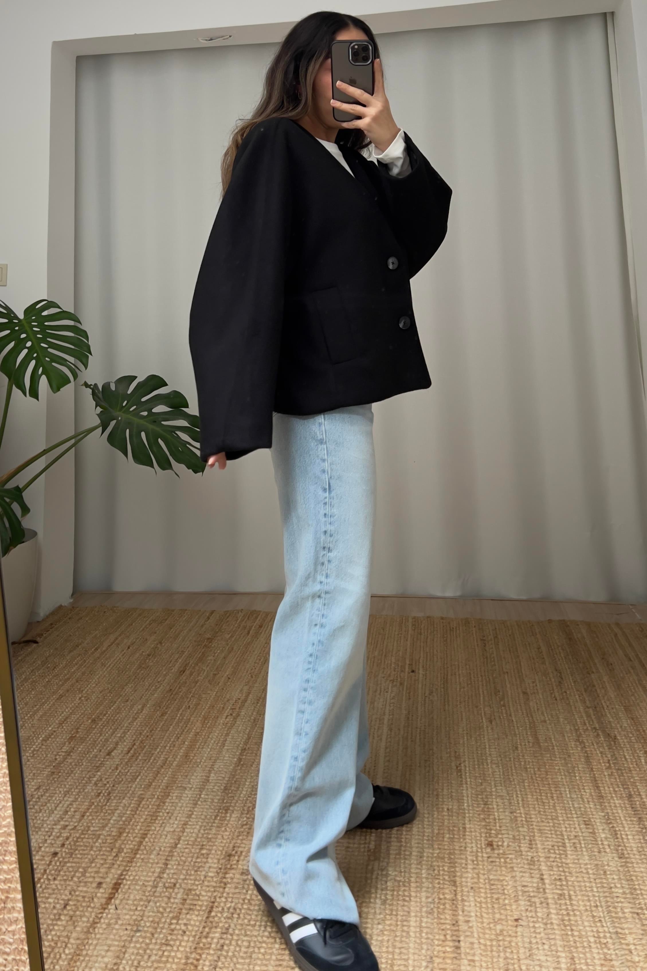 Zr Açık Mavi Yüksek Bel Wide Leg Yıkamalı Jean uygun fiyatlarda www.butikhola.com adresinde