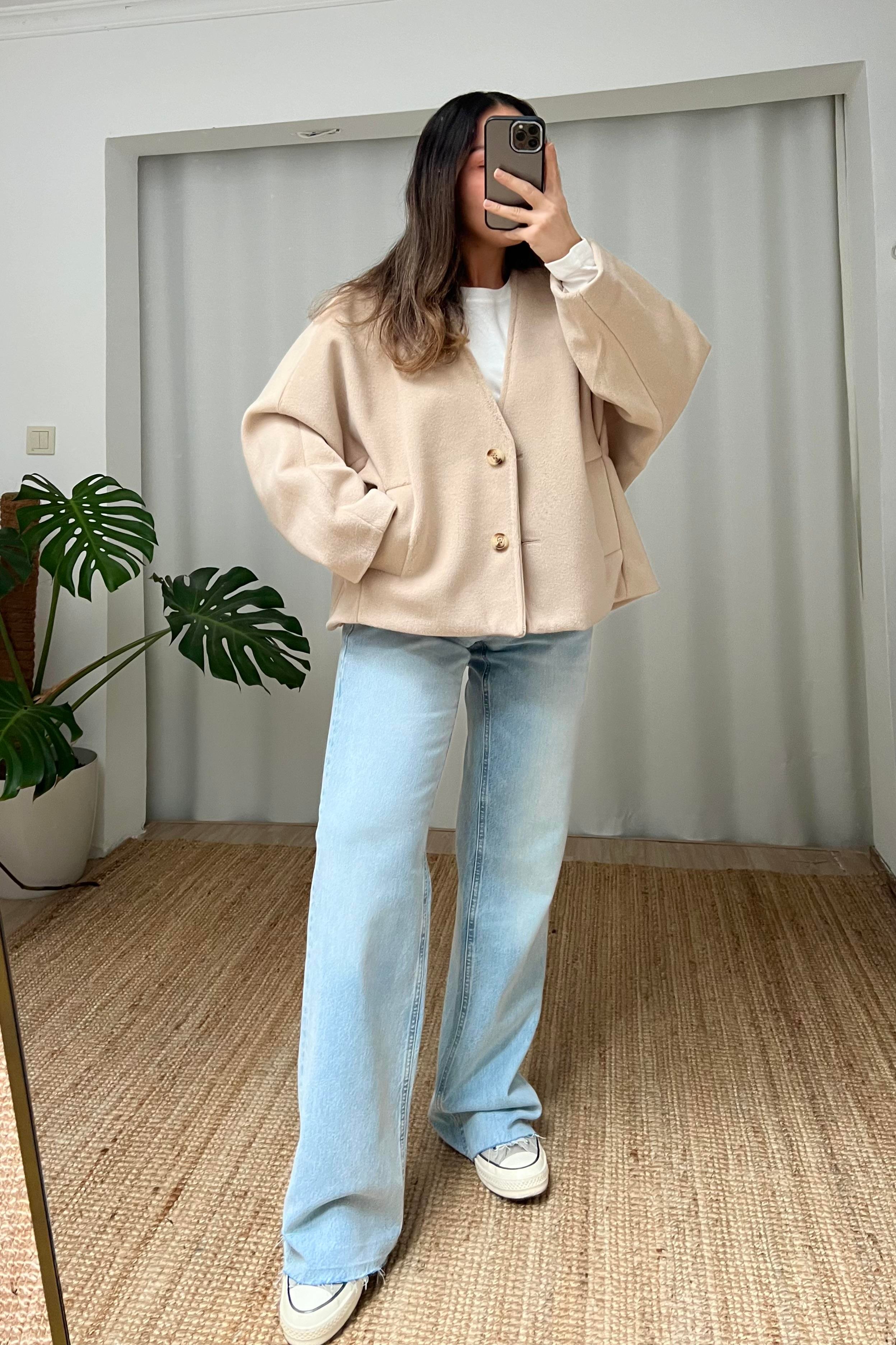 Zr Açık Mavi Yüksek Bel Wide Leg Yıkamalı Jean uygun fiyatlarda www.butikhola.com adresinde