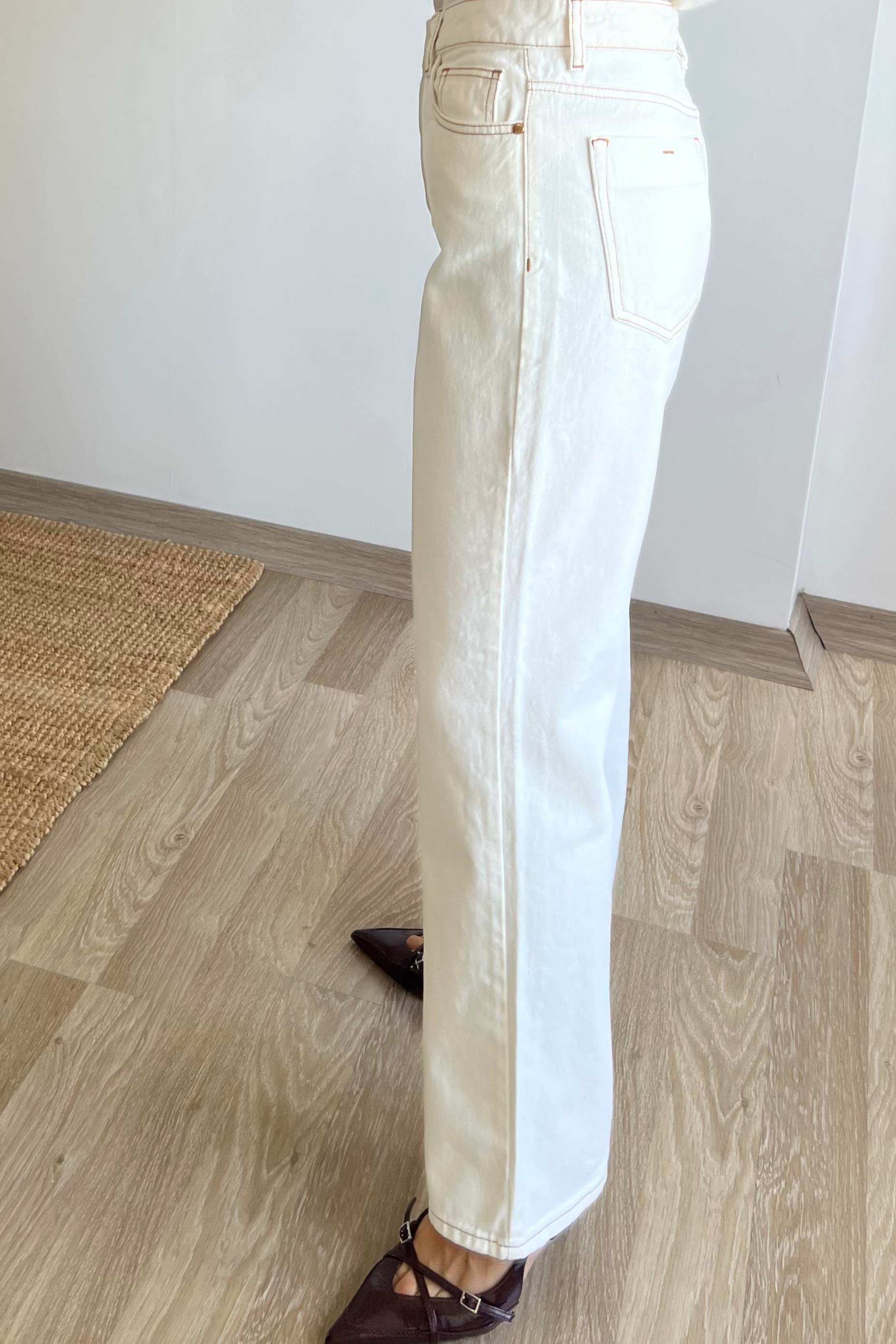 ZR Ekru Straight Fit Jean uygun fiyatlarda www.butikhola.com adresinde