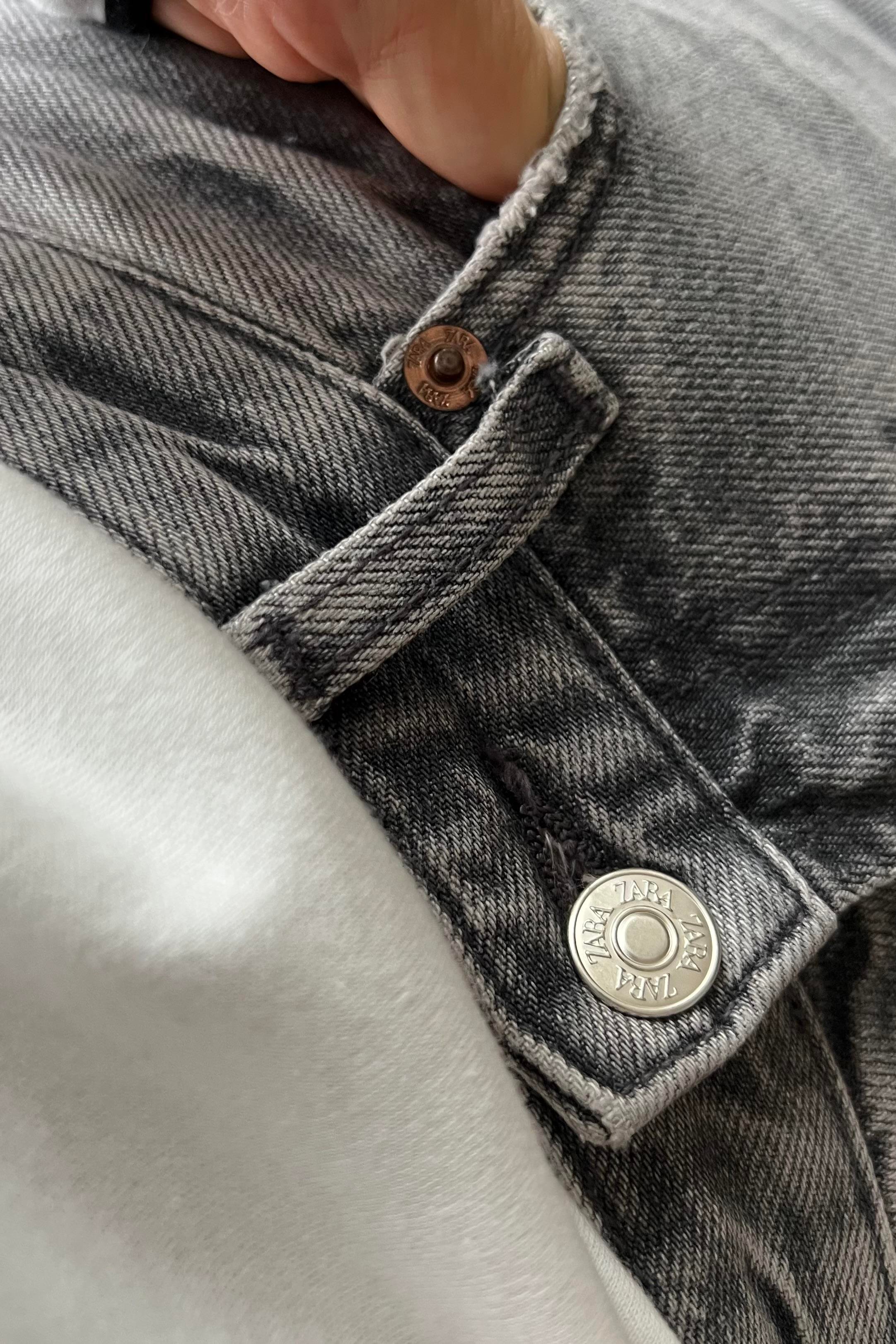 Zr Gri Long Straight Fit Kesik Paça Jean  uygun fiyatlarda www.butikhola.com adresinde
