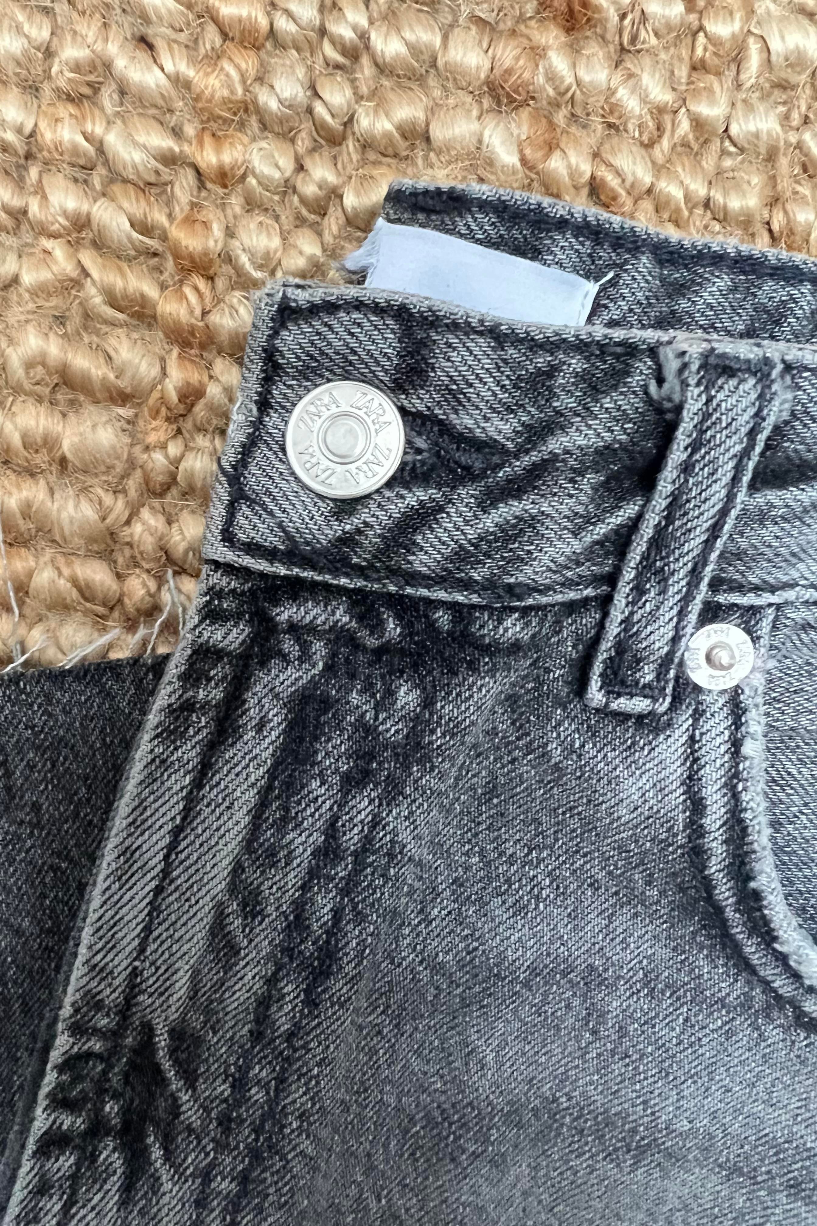 Zr Gri Yüksek Bel Wide Leg Yıkamalı Jean uygun fiyatlarda www.butikhola.com adresinde