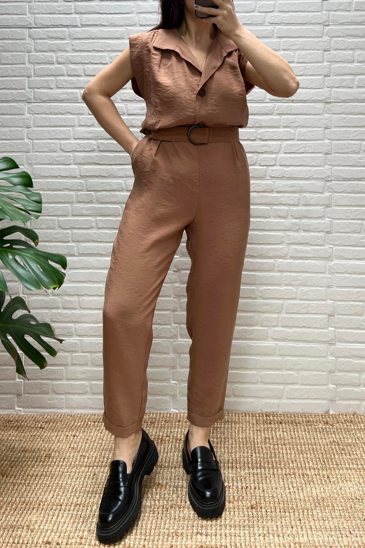 Zr Kuşaklı Tensel Tulum uygun fiyatlarda www.butikhola.com adresinde