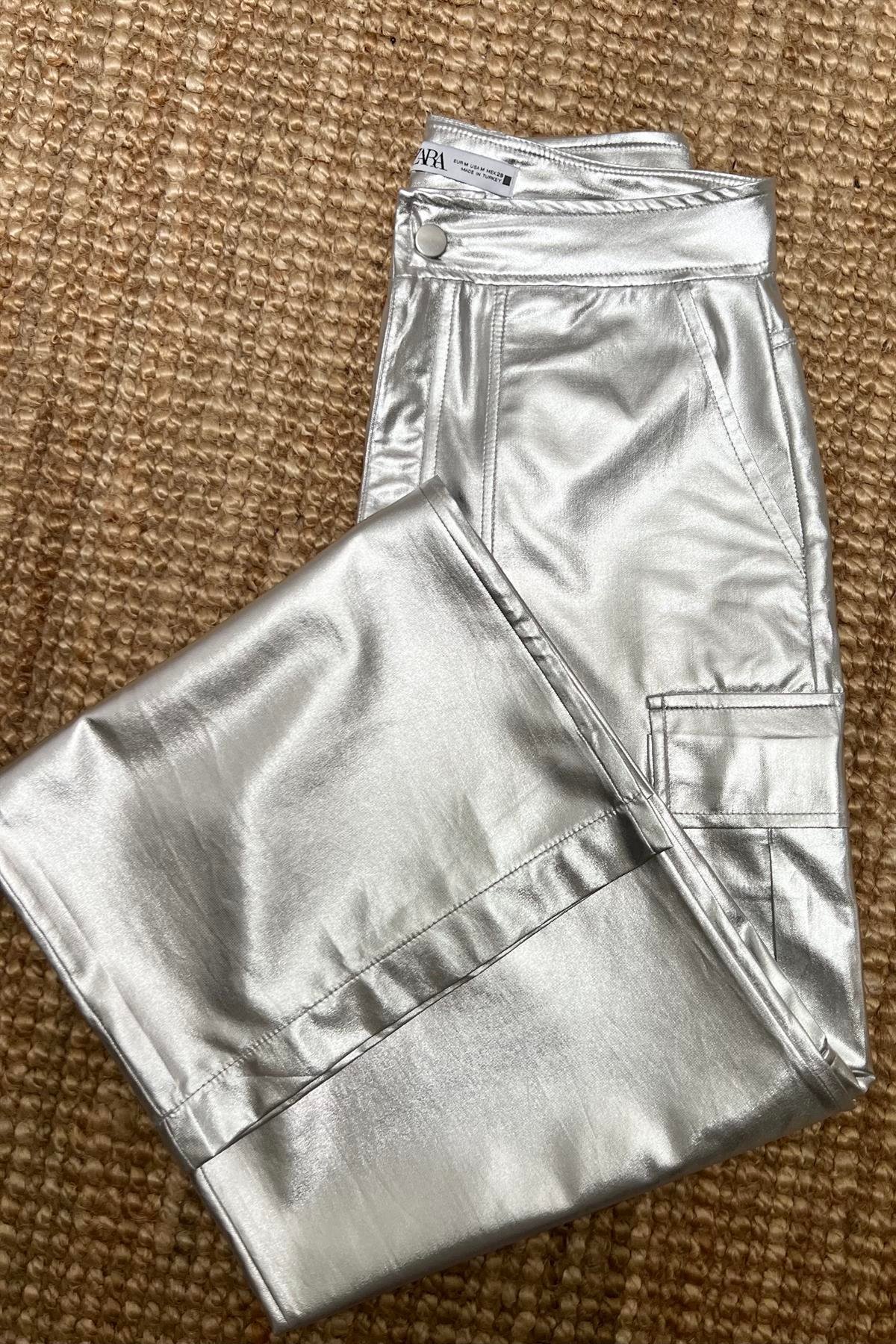 Zr Metalik Kargo Pantolon uygun fiyatlarda www.butikhola.com adresinde