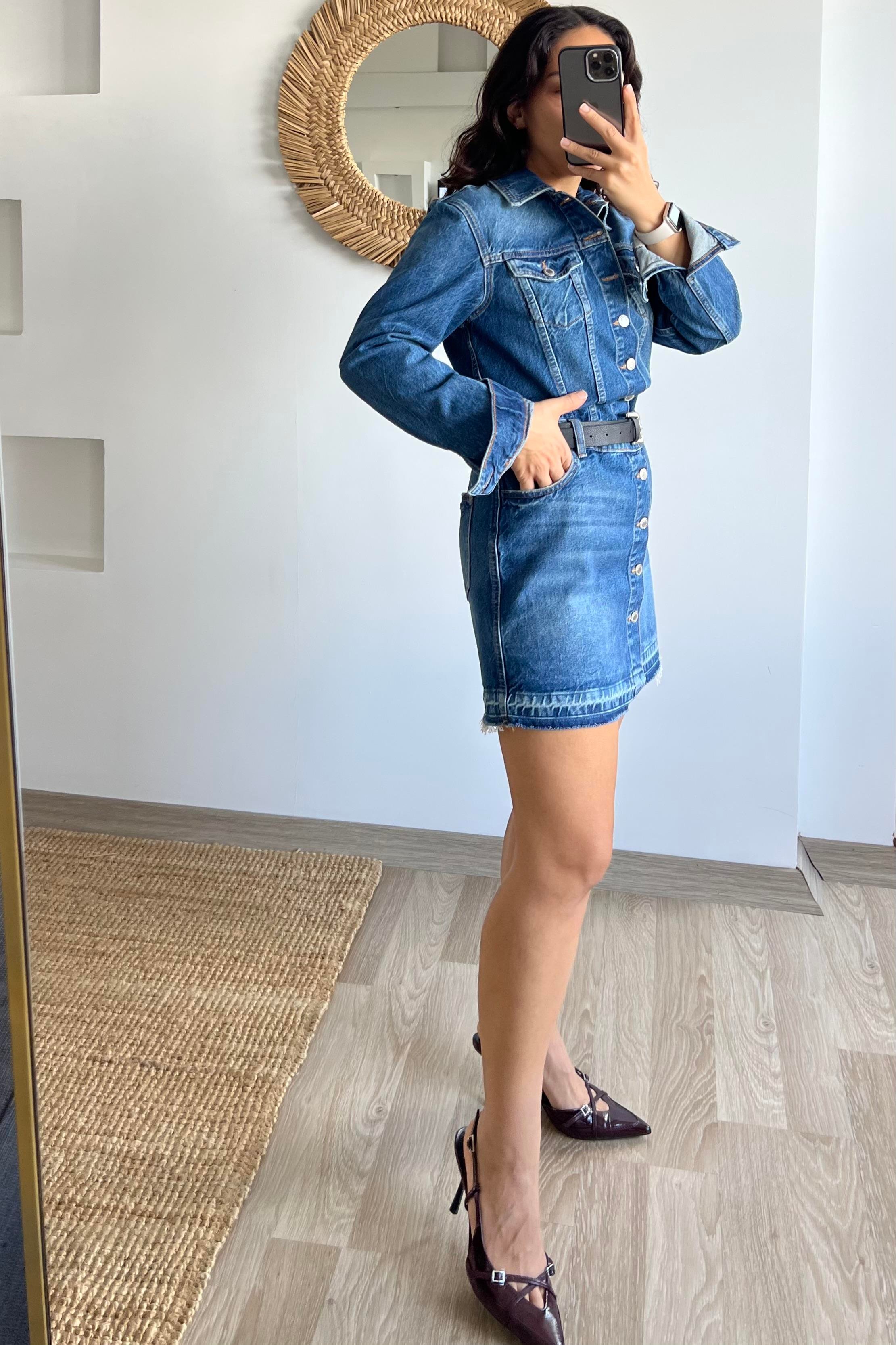 ZR Mini Kot Elbise uygun fiyatlarda www.butikhola.com adresinde