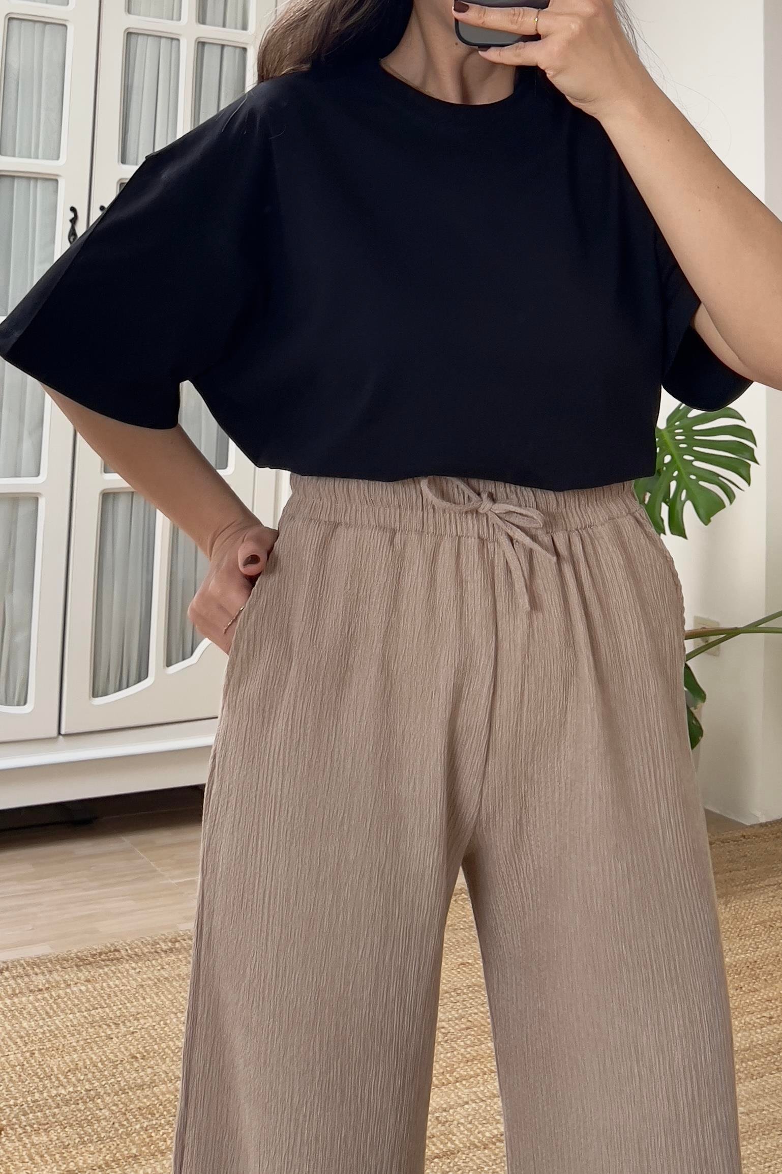 Zr Siyah Oversize Crop Tshirt uygun fiyatlarda www.butikhola.com adresinde