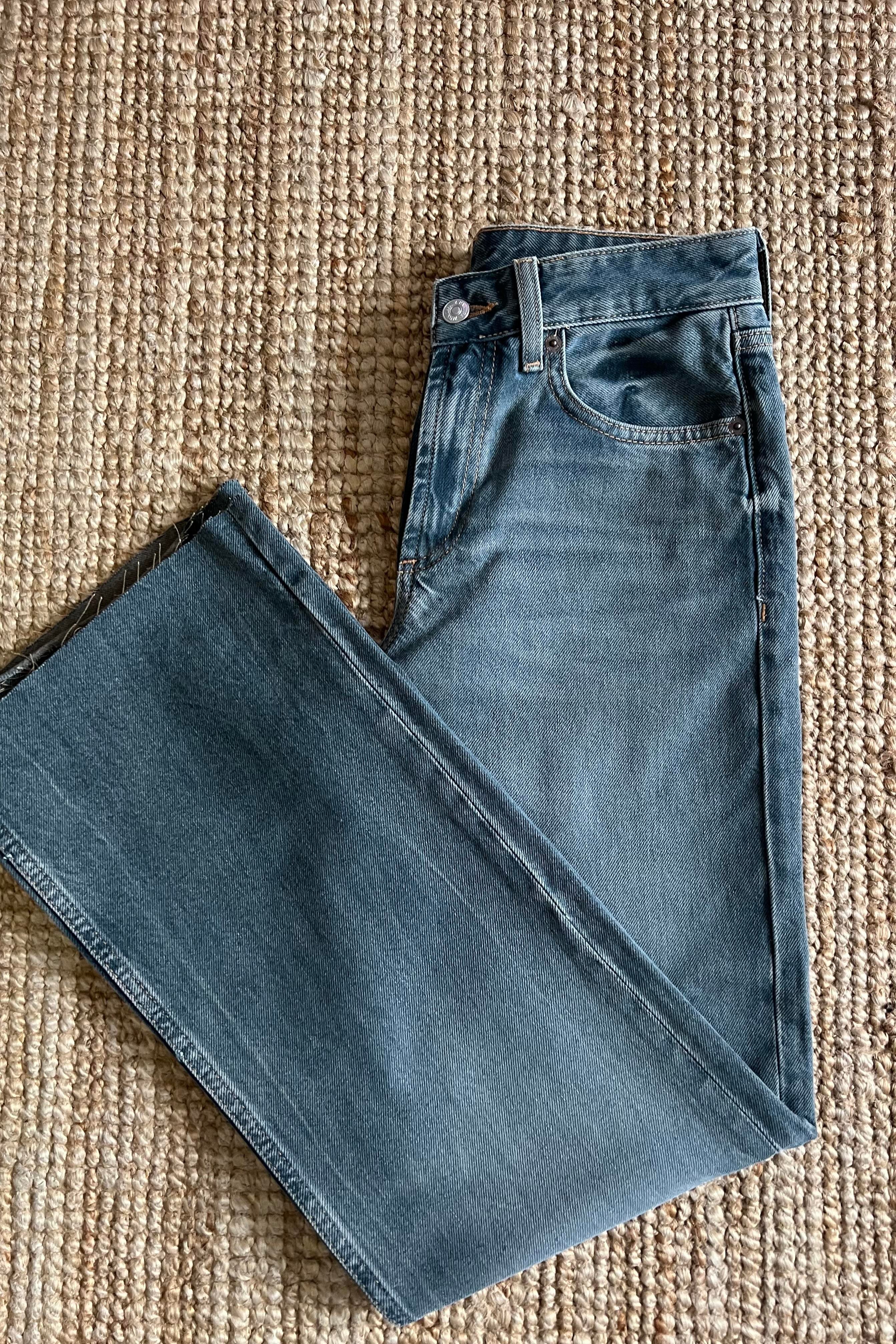 Zr Yıkamalı Long Straight Fit Kesik Paça Jean  uygun fiyatlarda www.butikhola.com adresinde