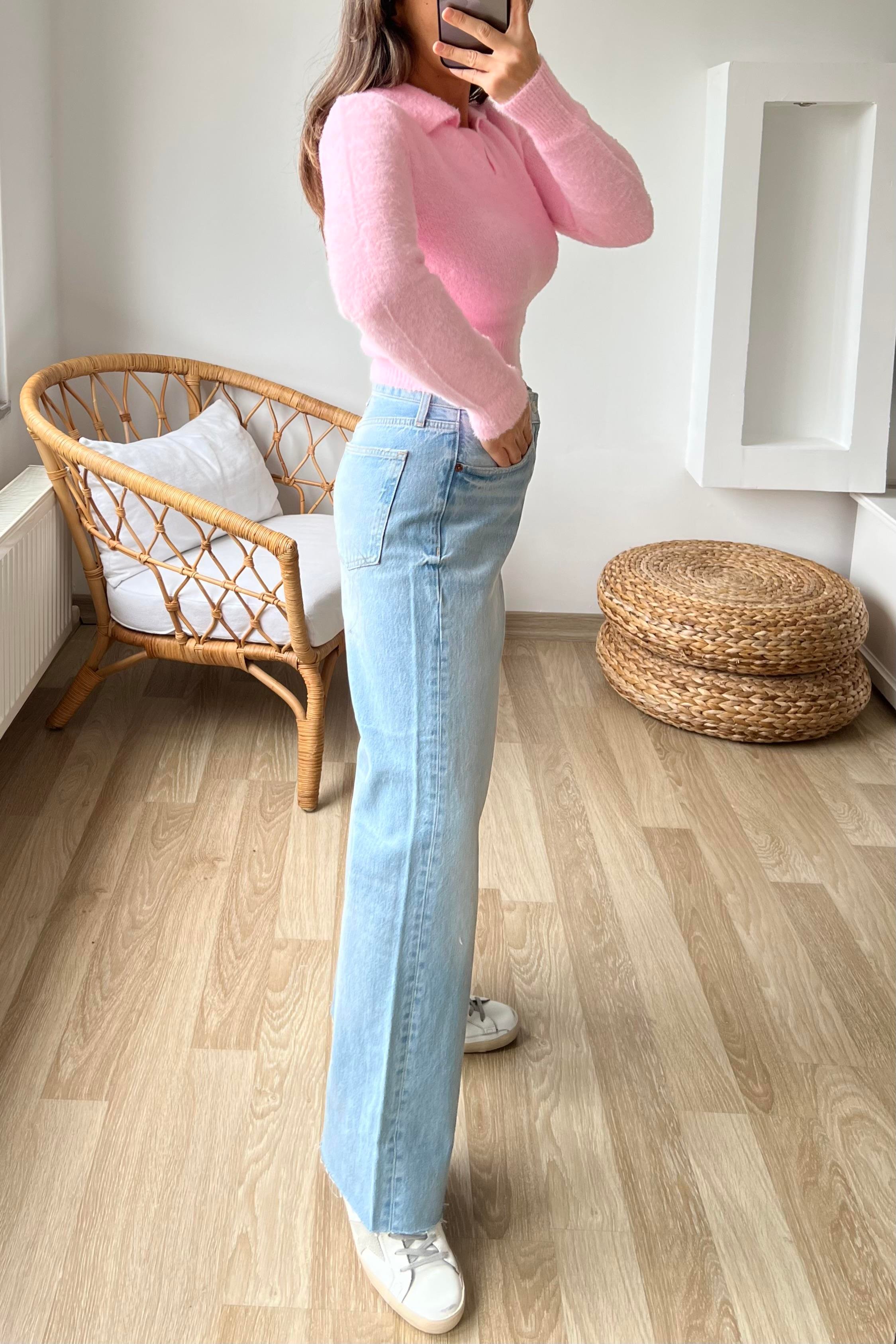 Zr Yıkamalı Straight Fit Kesik Paça Jean  uygun fiyatlarda www.butikhola.com adresinde