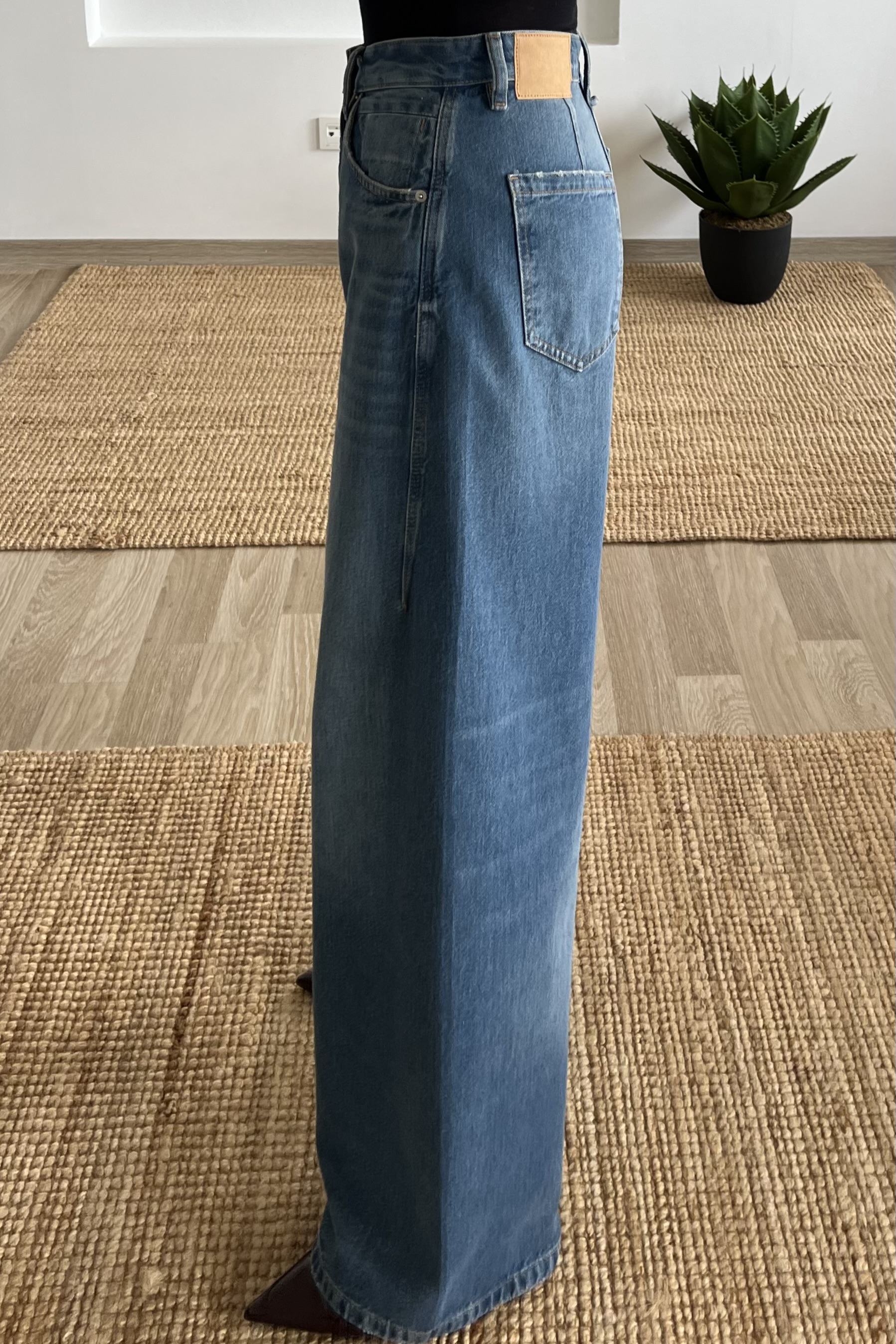 ZR Yüksek Bel Baggy Jean uygun fiyatlarda www.butikhola.com adresinde