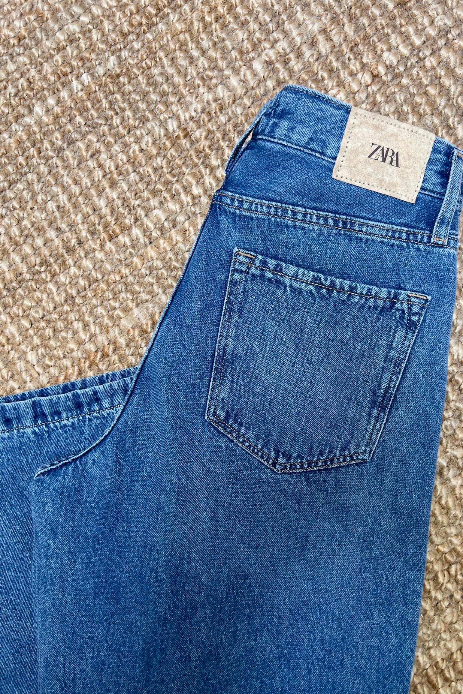 Zr Yüksek Bel Yıkamalı Bol Paça Jean uygun fiyatlarda www.butikhola.com adresinde