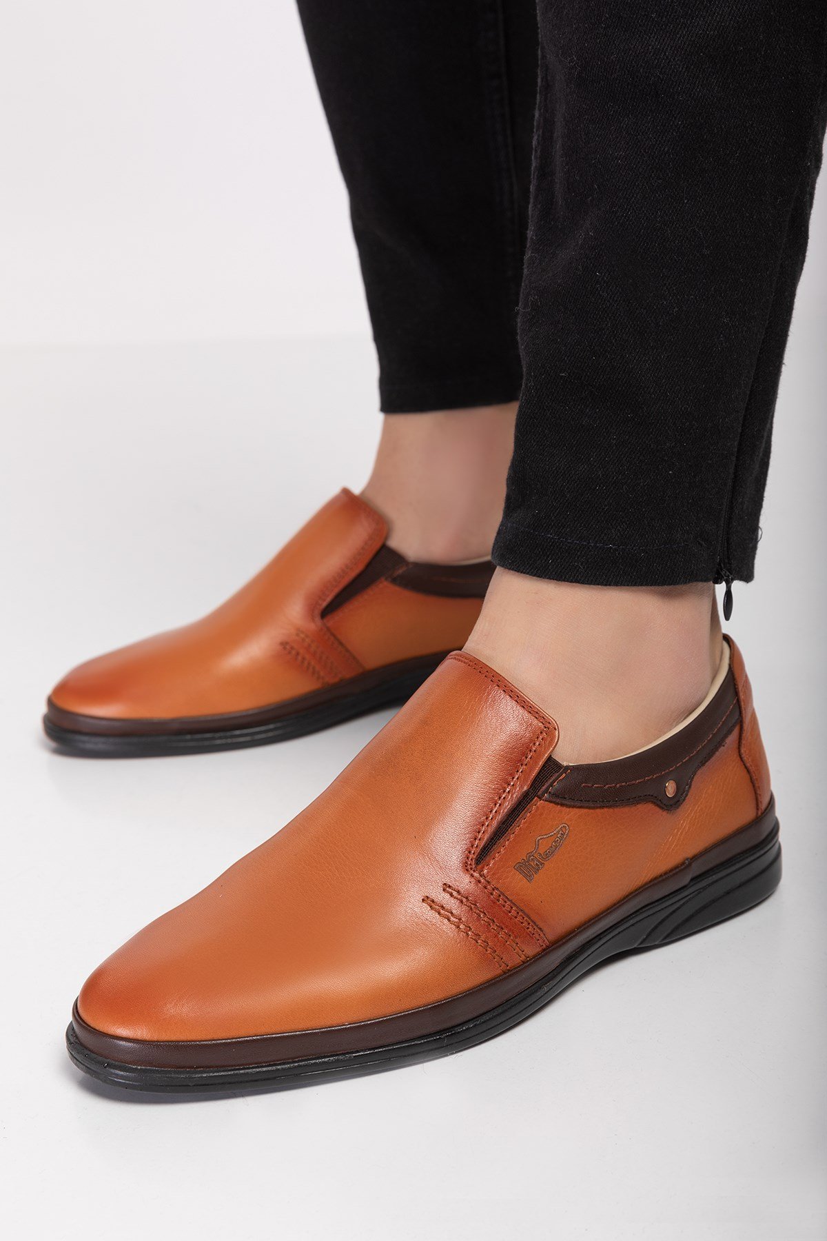 Brown Diabetic Orthopedic Classic For Men Shoes