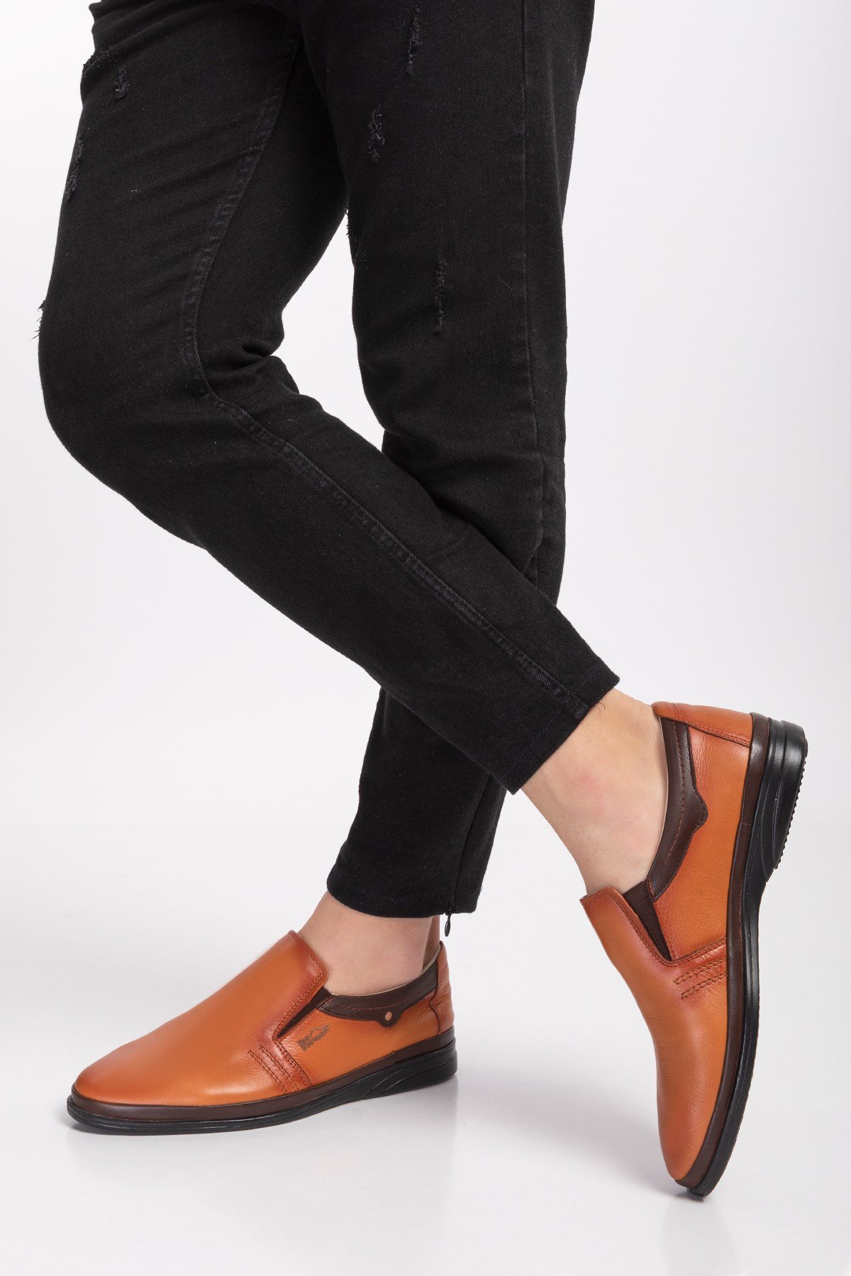 Brown Diabetic Orthopedic Classic For Men Shoes