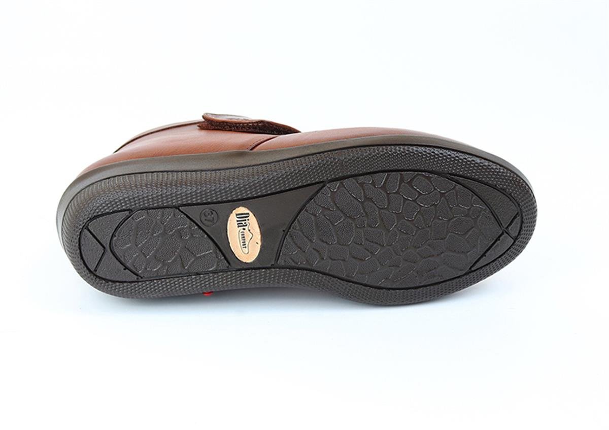 TOPTAN ORTOPEDiK DİYABETİK KADIN AYAKKABI TABA DİA 009