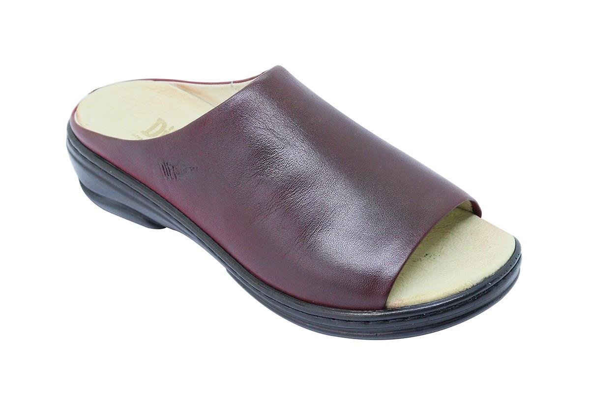 TOPTAN ORTOPEDiK DİYABETİK KADIN TERLİK BORDO DİA 018