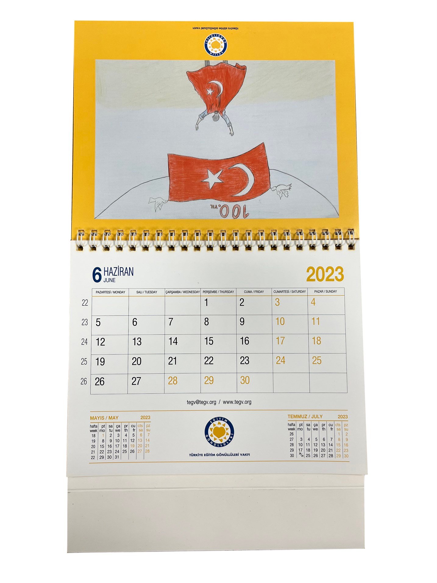 Cumhuriyetimizin 100. Yılı Özel Takvim