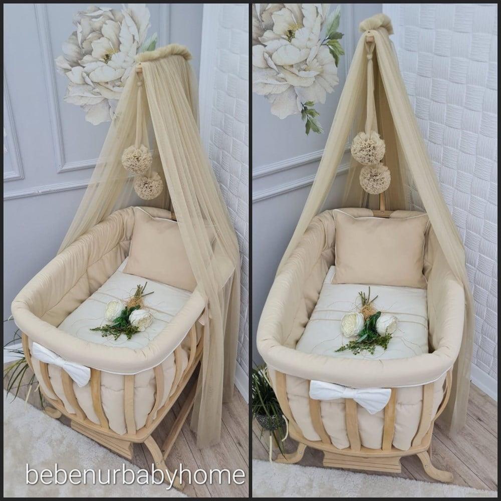 BEJ BİYELİ MODEL SEPET BEŞİK TEKSTİLİ