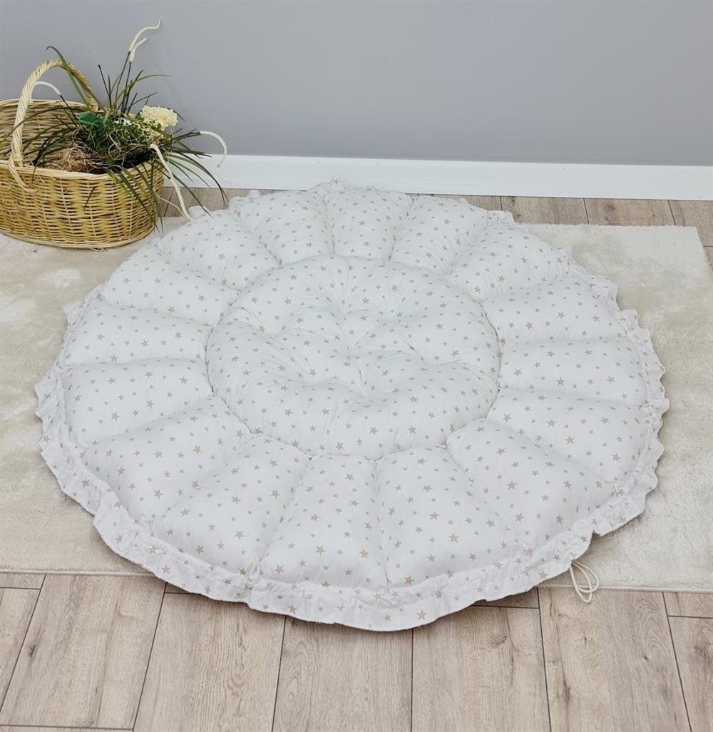 BEJ YILDIZ YUVARLAK BABYNEST SET 