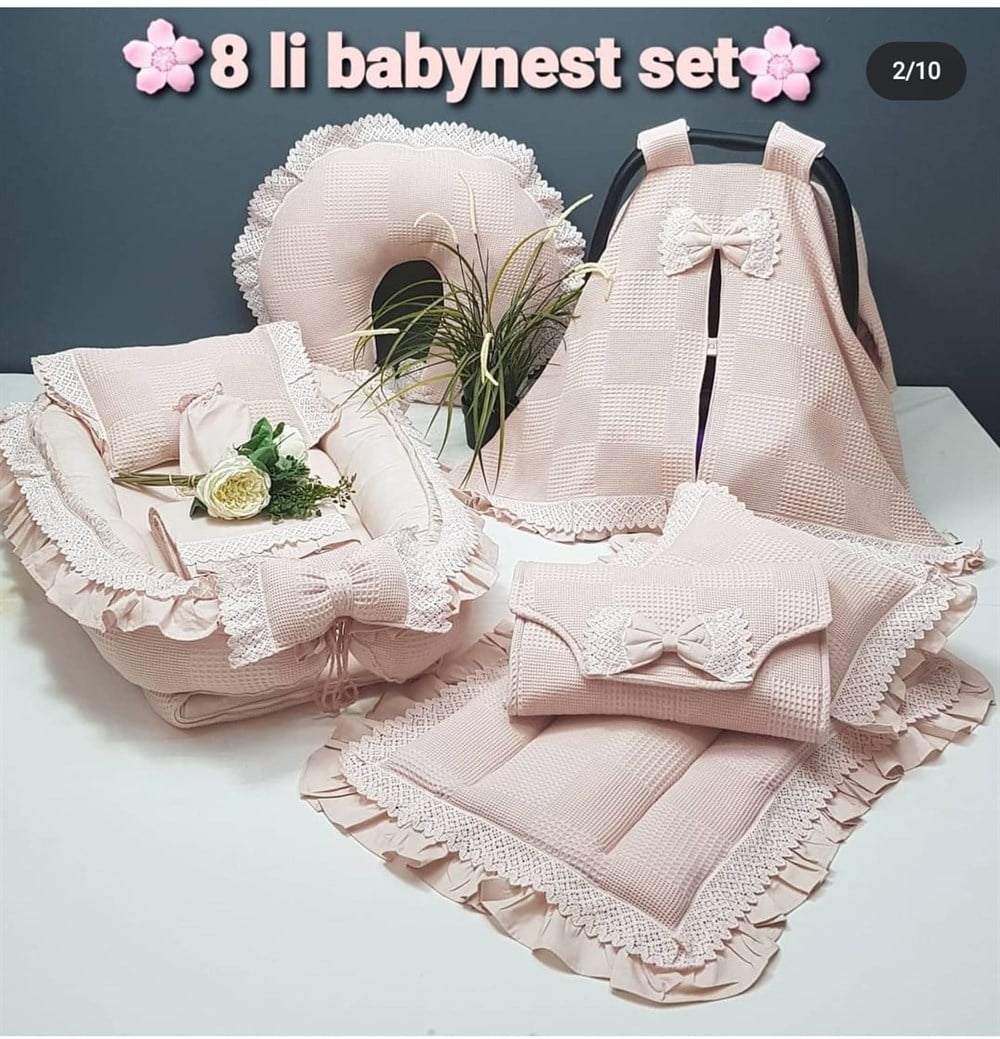 PUDRA PİKE BABYNEST 8 Lİ SET 