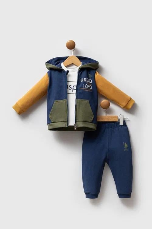 USB2574 U.S.POLO ASSN ERKEK BEBEK 3LÜ TAKIM