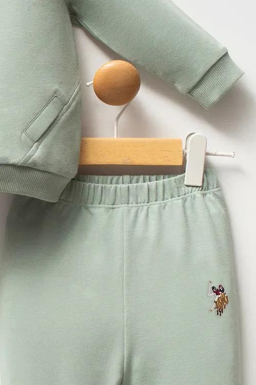 USB2586 U.S.POLO ASSN ERKEK BEBEK 2Lİ TAKIM YEŞİL