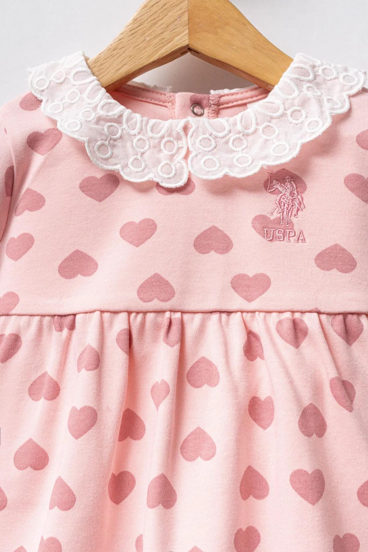 USB2713 U.S.POLO ASSN KIZ BEBEK ELBİSE