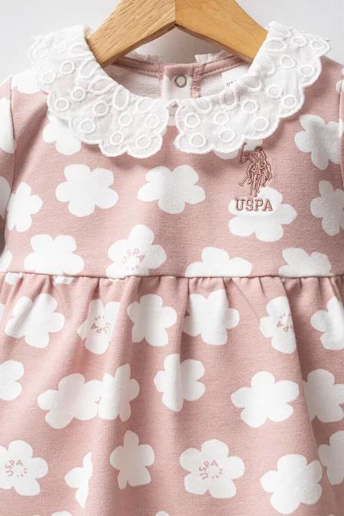 USB2768 U.S.POLO ASSN KIZ BEBEK ELBİSE