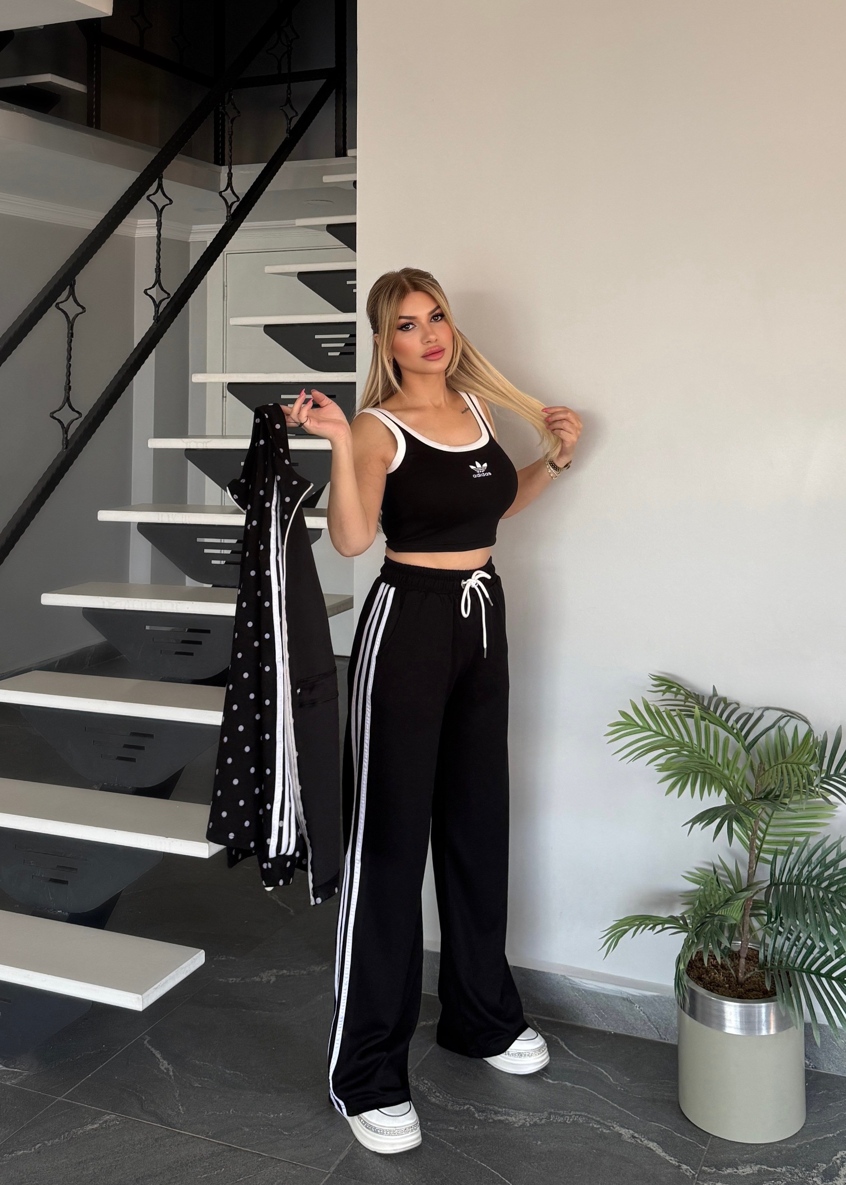 3 lü Puantiye takım siyah 