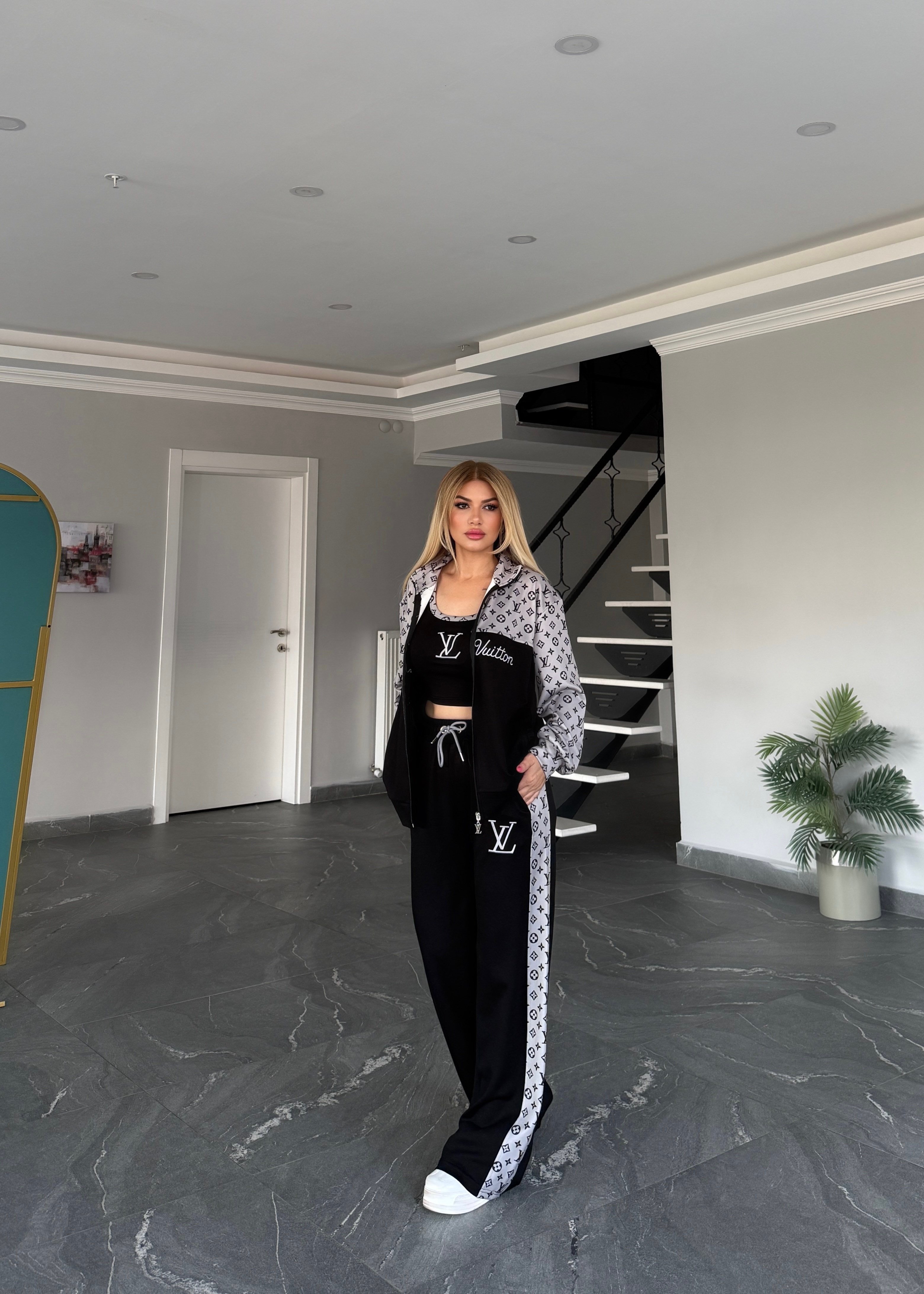 3 lü vesper takım siyah 