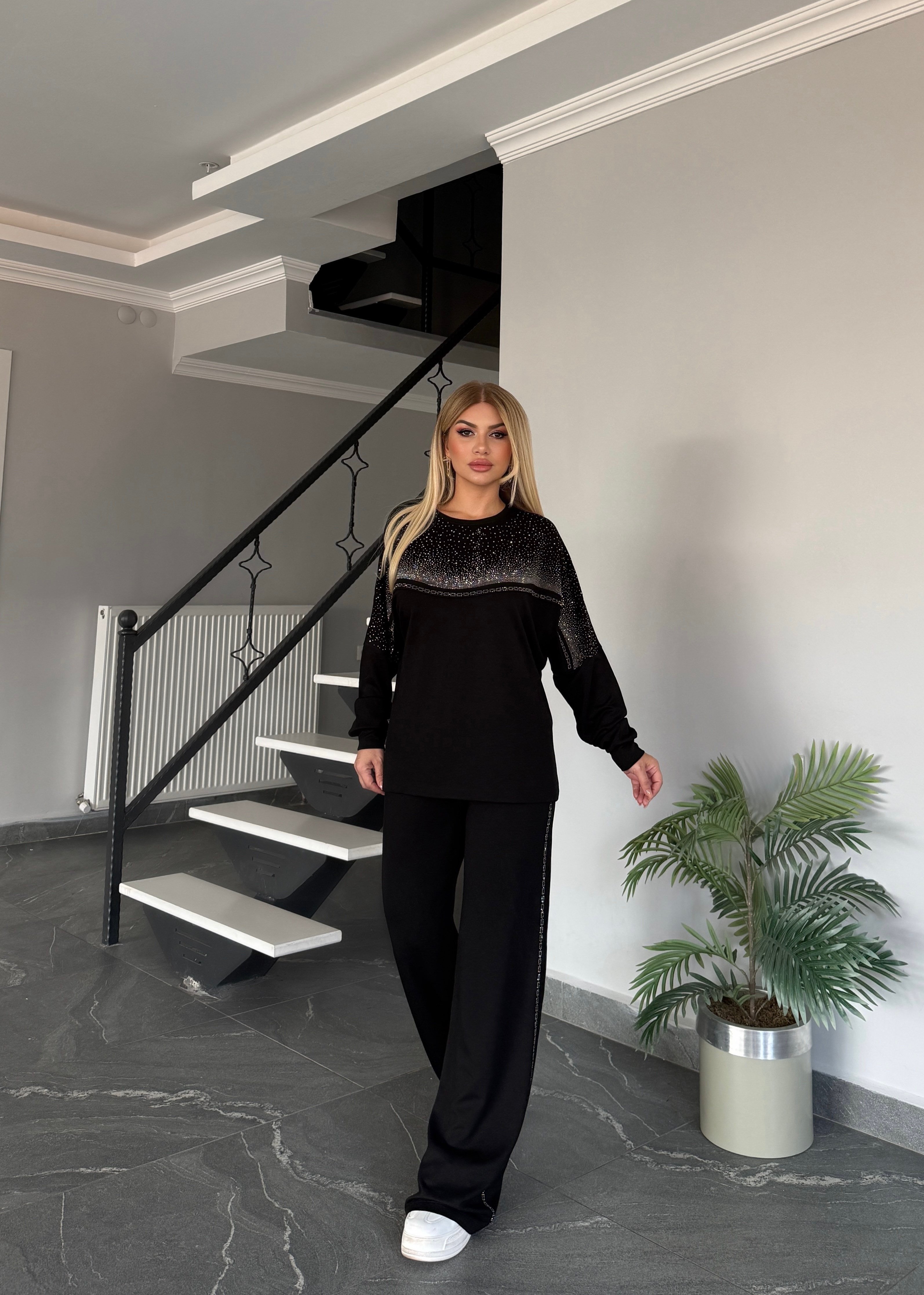 BB Glam takım siyah 