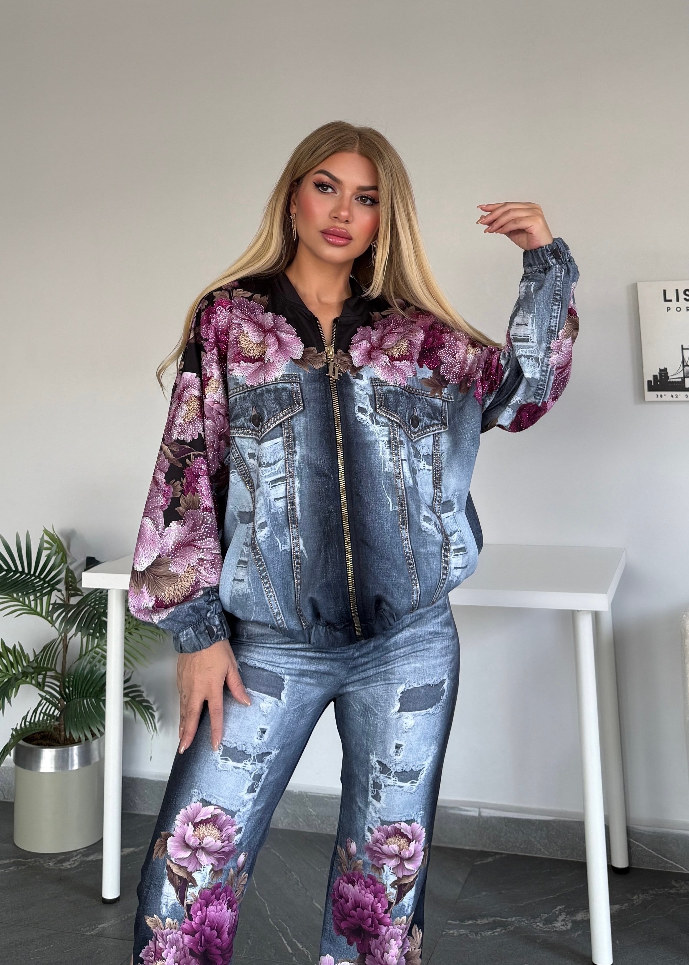 Bloom takım 2 Li kahve mavi  