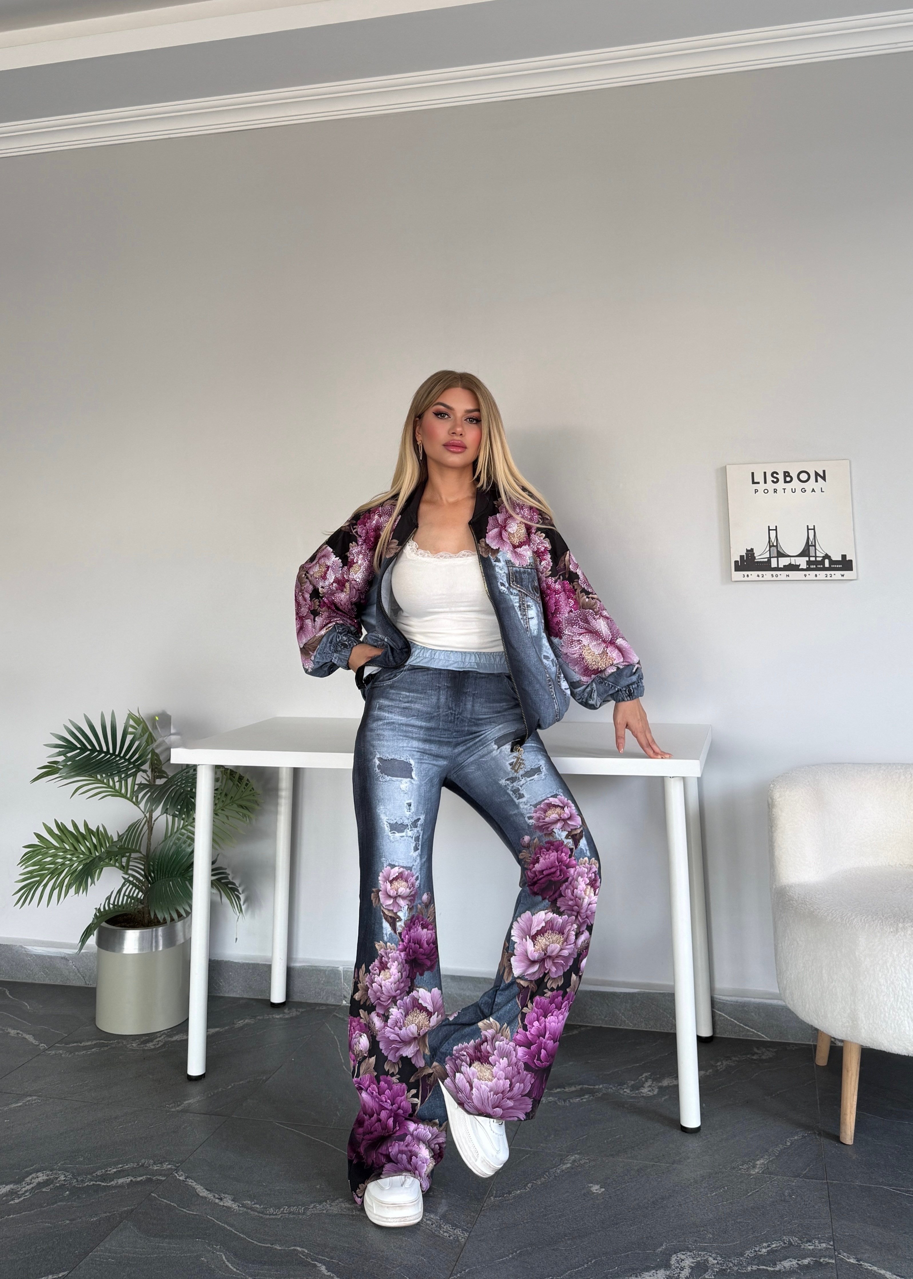 Bloom takım 2 Li kahve mavi  