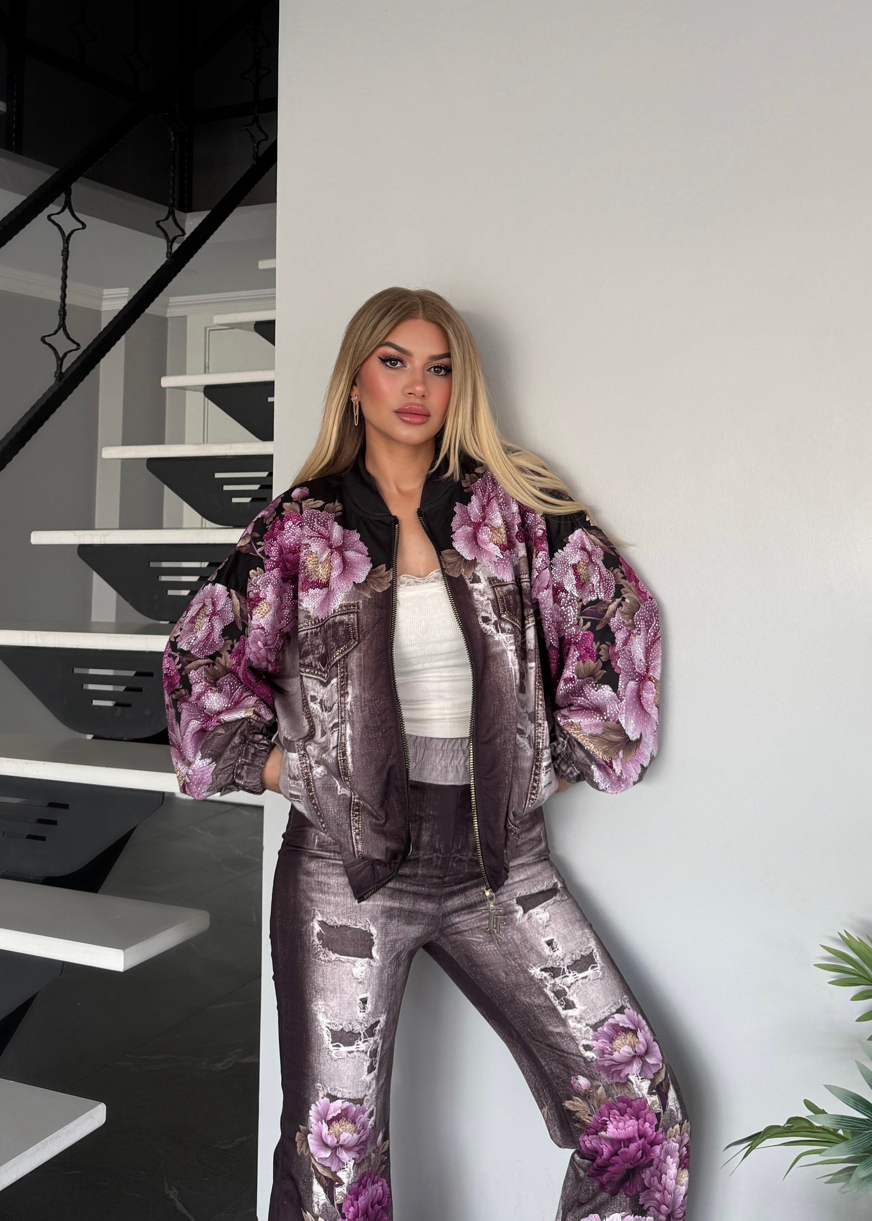 Bloom takım 2 Li kahve mürdüm 