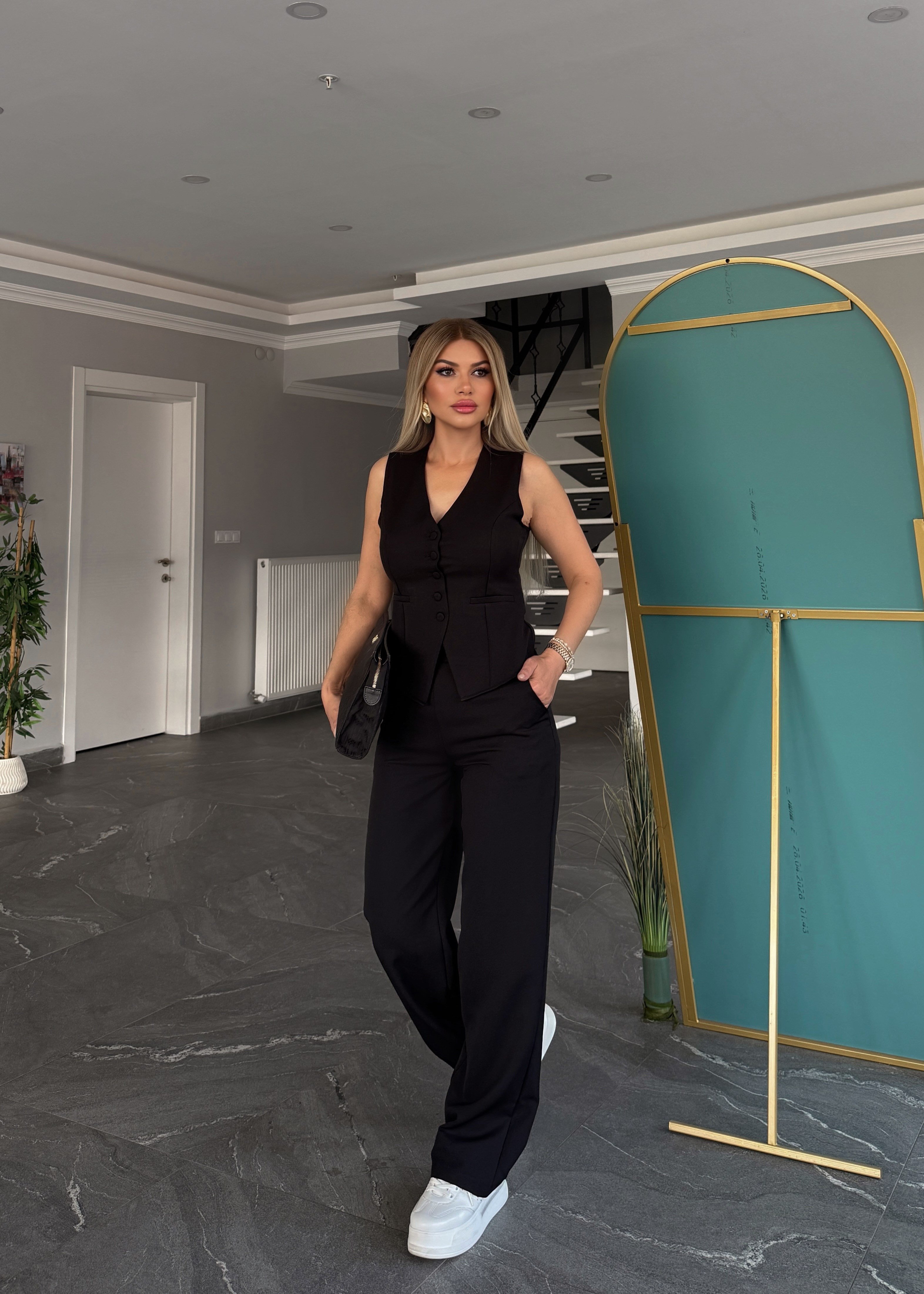 DC Yelekli Takım siyah 
